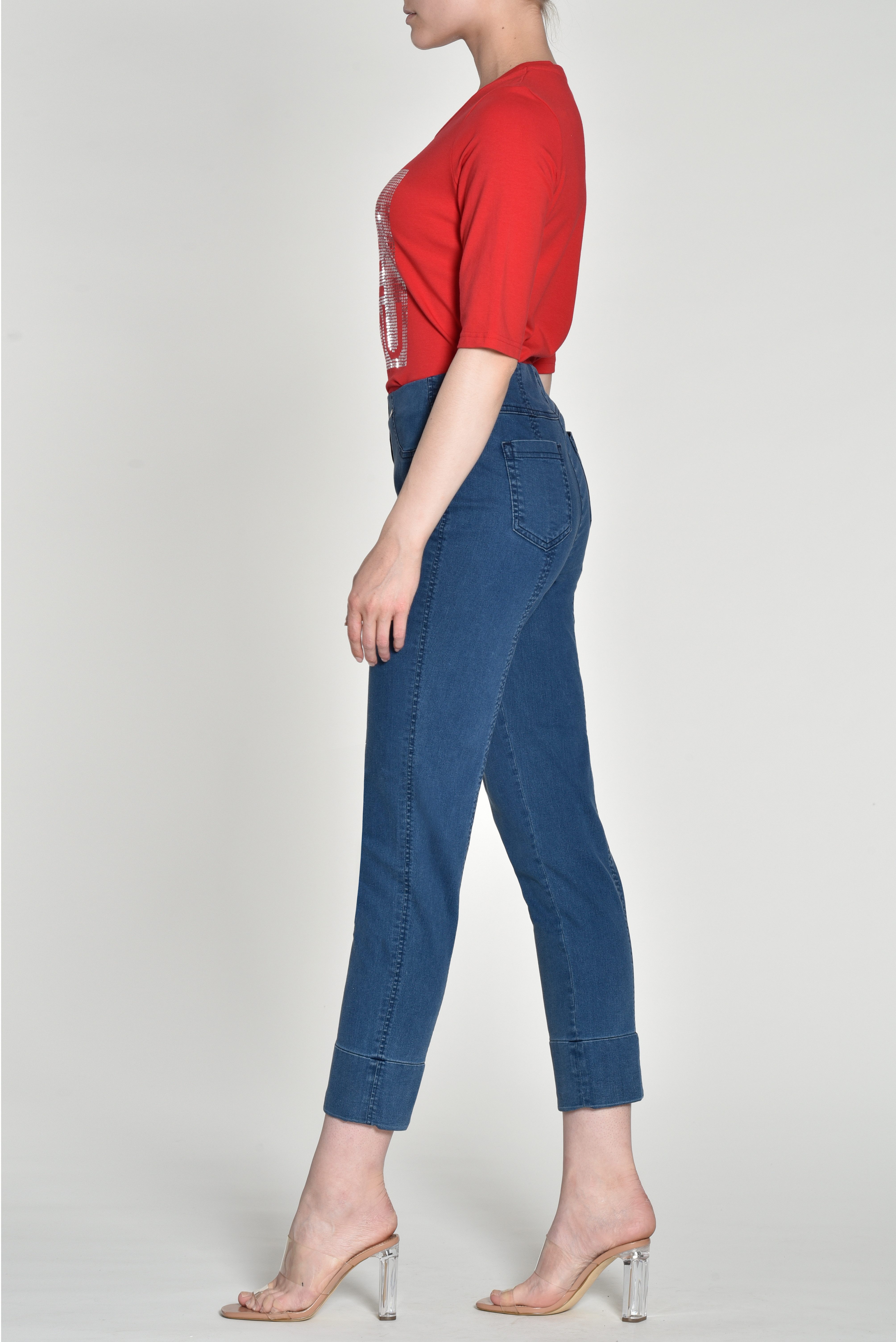 ROBELL Stretch-Jeans BELLA09 7/8 Stretch-Jeans Sommerjeans günstig online kaufen