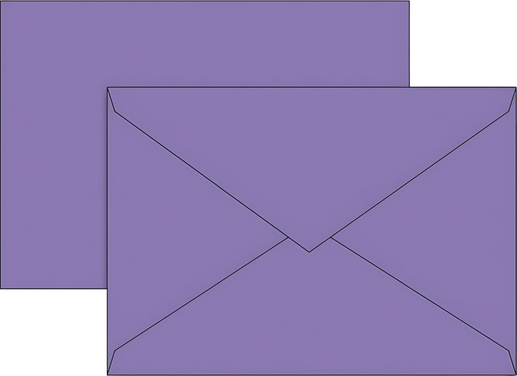 BRUNNEN Briefumschlag BRUNNEN Briefumschlag B6 80g flieder 10 Stück 105125660