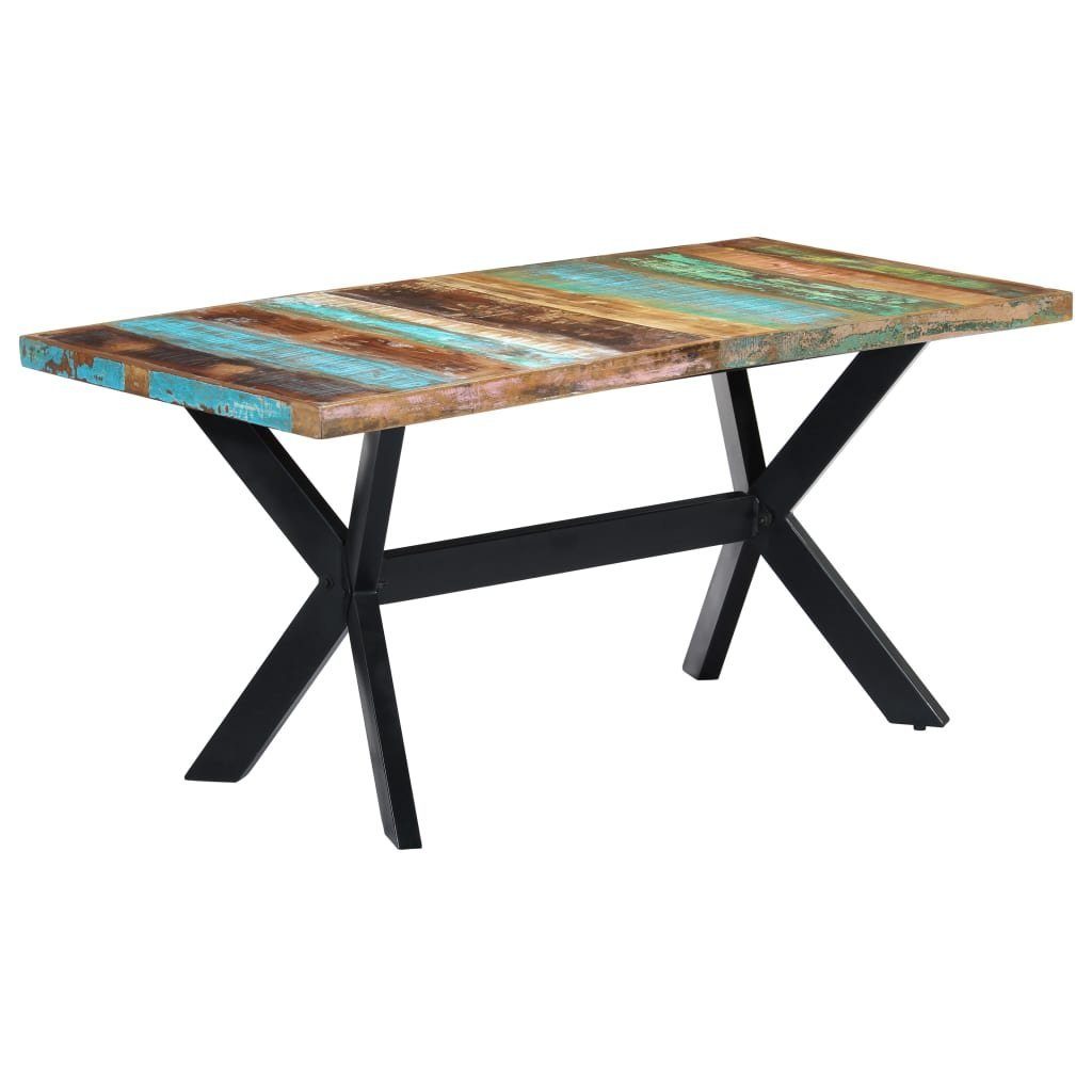 vidaXL Esstisch Esstisch 160x80x75 cm Altholz Massiv (1-St)
