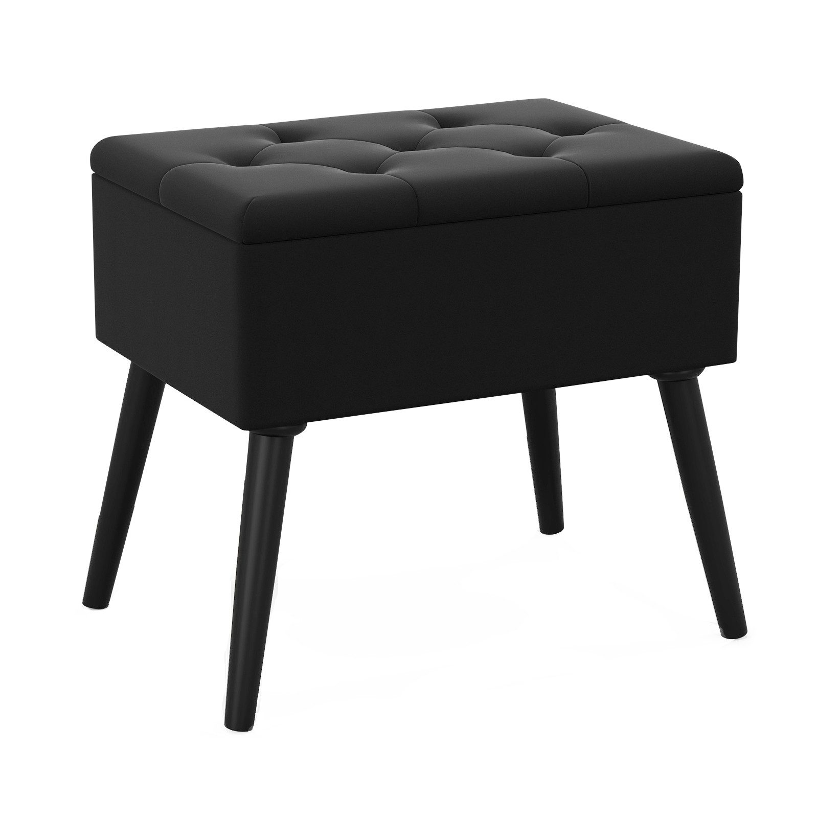 COSTWAY Truhenbank, Schminkhocker gepolstert mit Stauraum, Holz günstig online kaufen