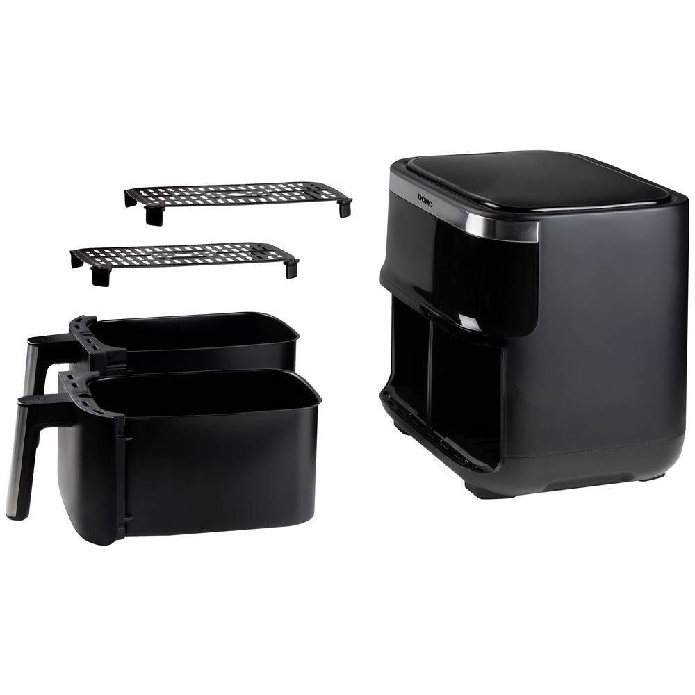 Domo Fritteuse, Überhitzungsschutz, Timerfunktion, mit Display, Antihaftbeschichtung