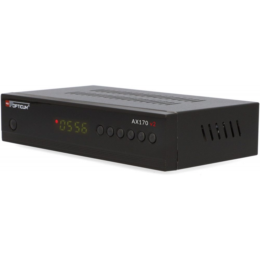 RED OPTICUM AX 170 v2 HDTV - Sat-Receiver - schwarz SAT-Receiver
