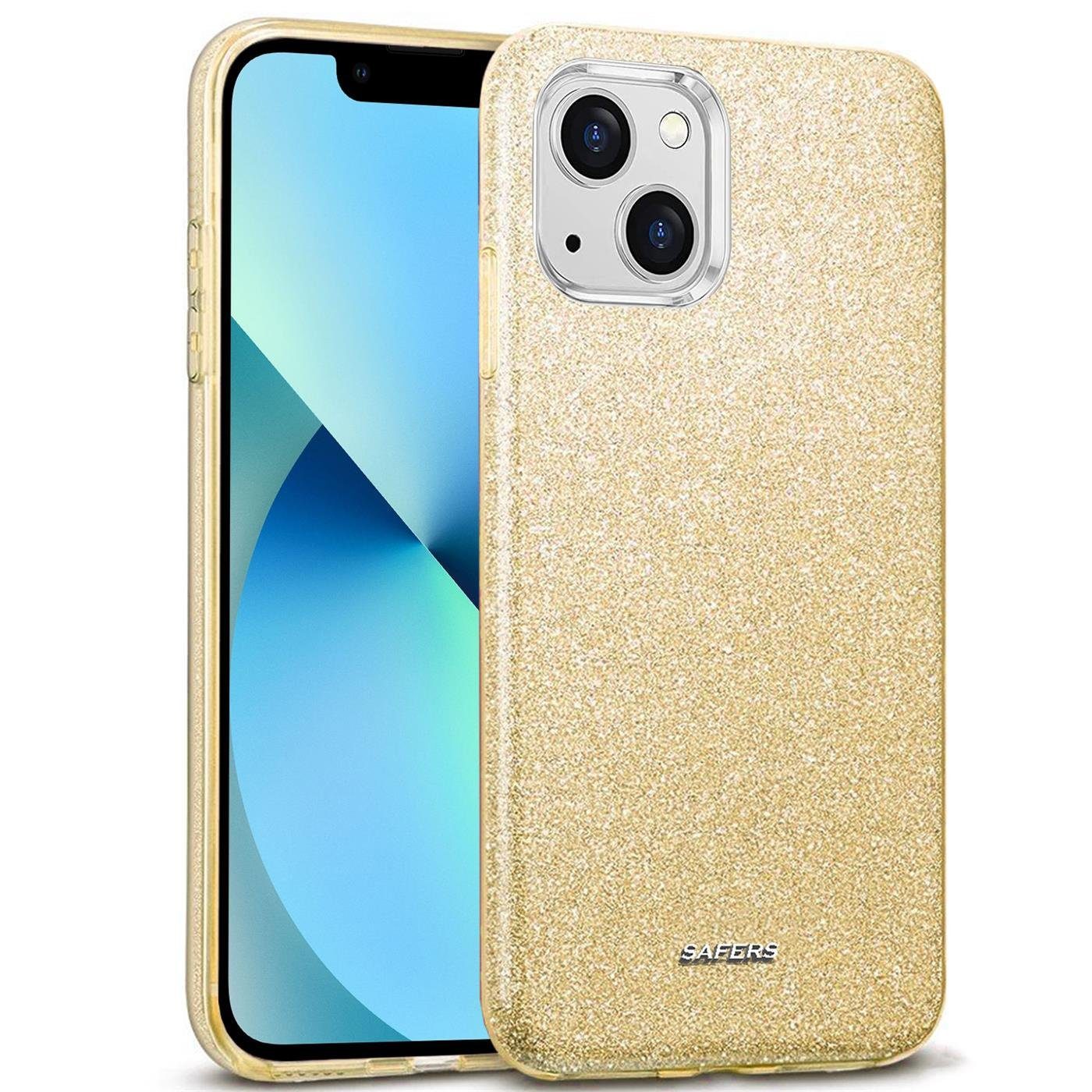 CoolGadget Handyhülle Glitzer Glamour Hülle für Apple iPhone 14 6,1 Zoll, Slim Case mit Glossy Effect Schutzhülle für iPhone 14 Hülle