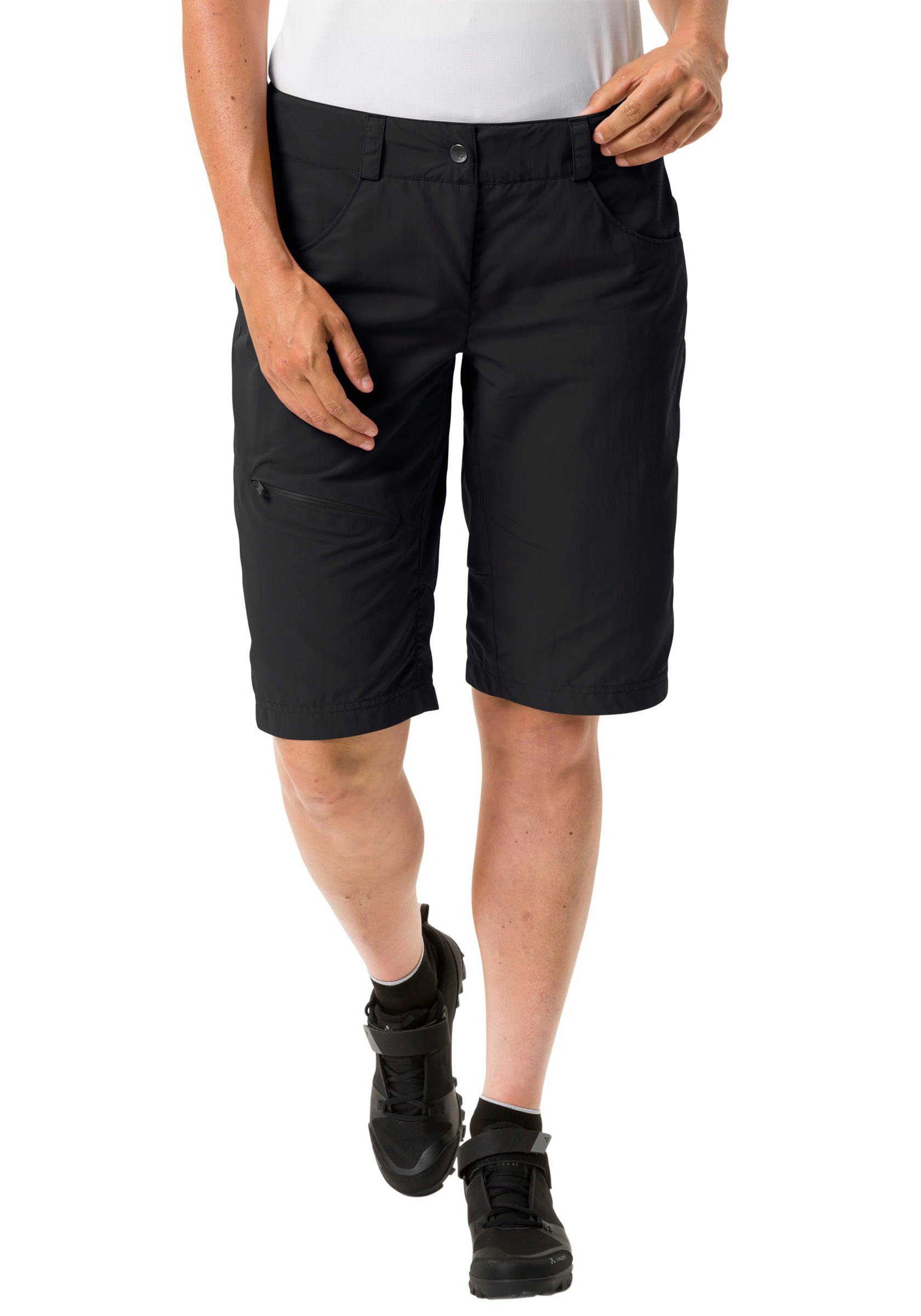 VAUDE Fahrradhose WOMEN'S TAMARO SHORTS II black