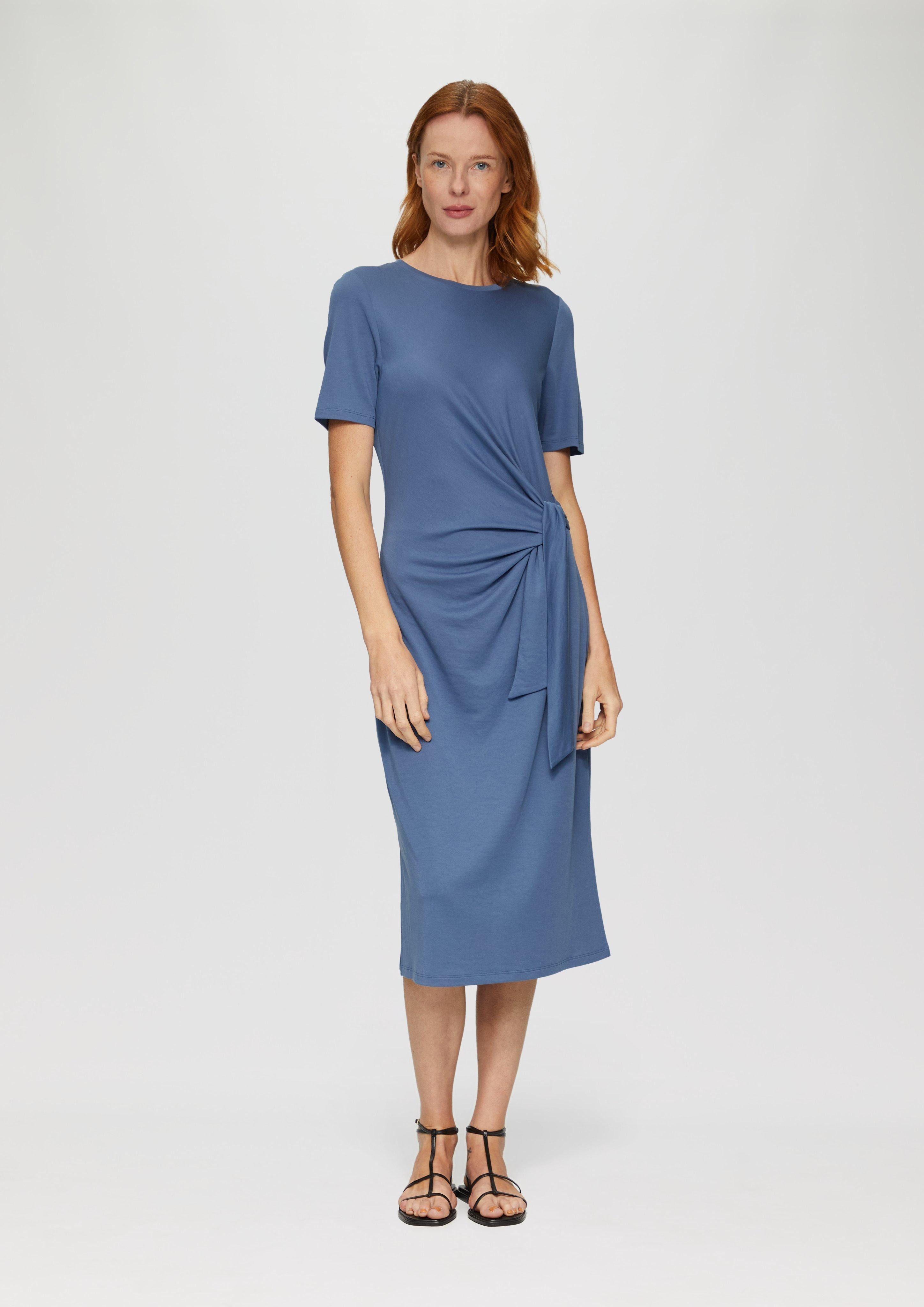 s.Oliver Maxikleid Midikleid aus Jersey mit günstig online kaufen