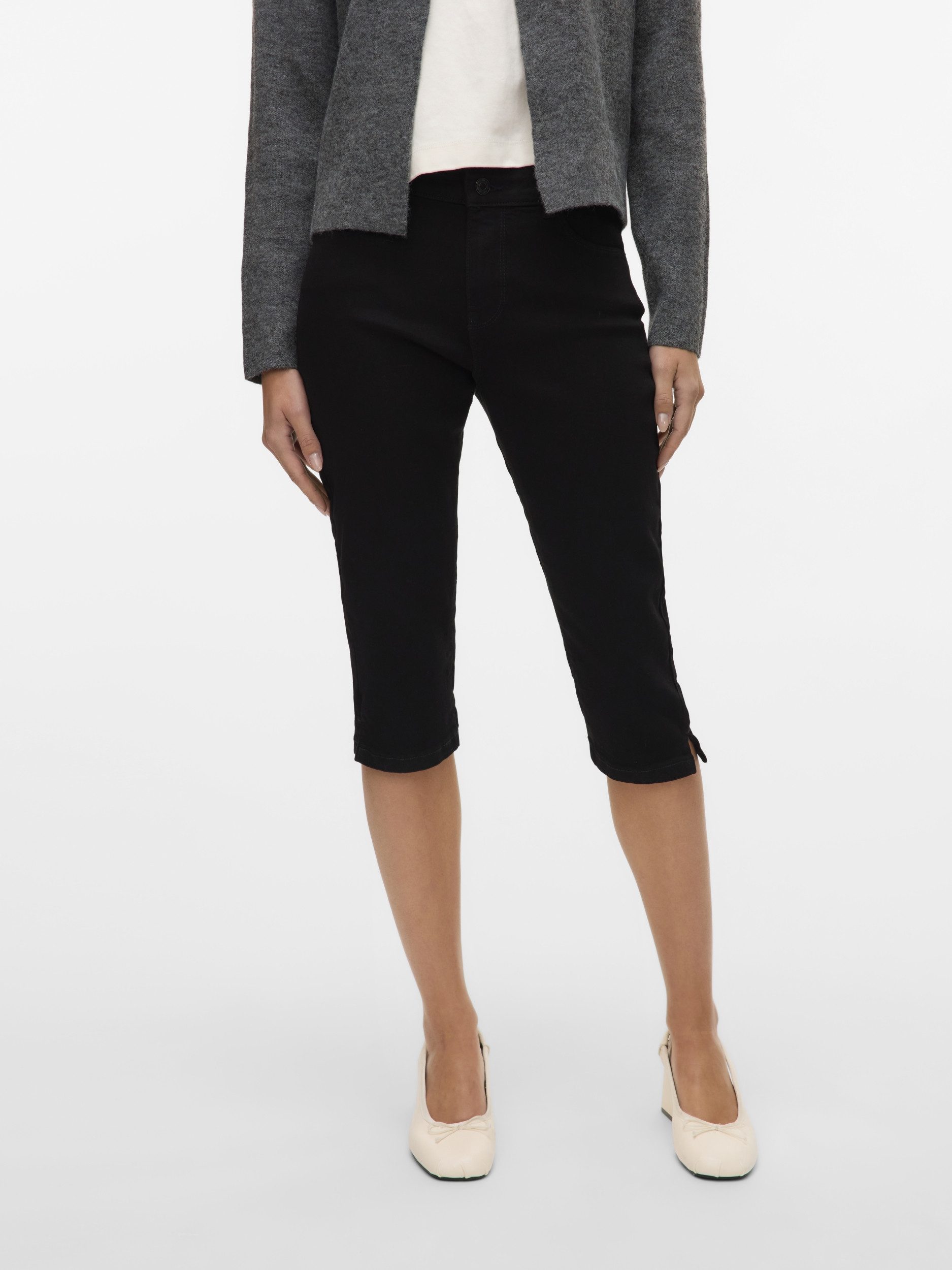 Caprijeans VMELLY MR KNICKERS DNM MIX NOOS