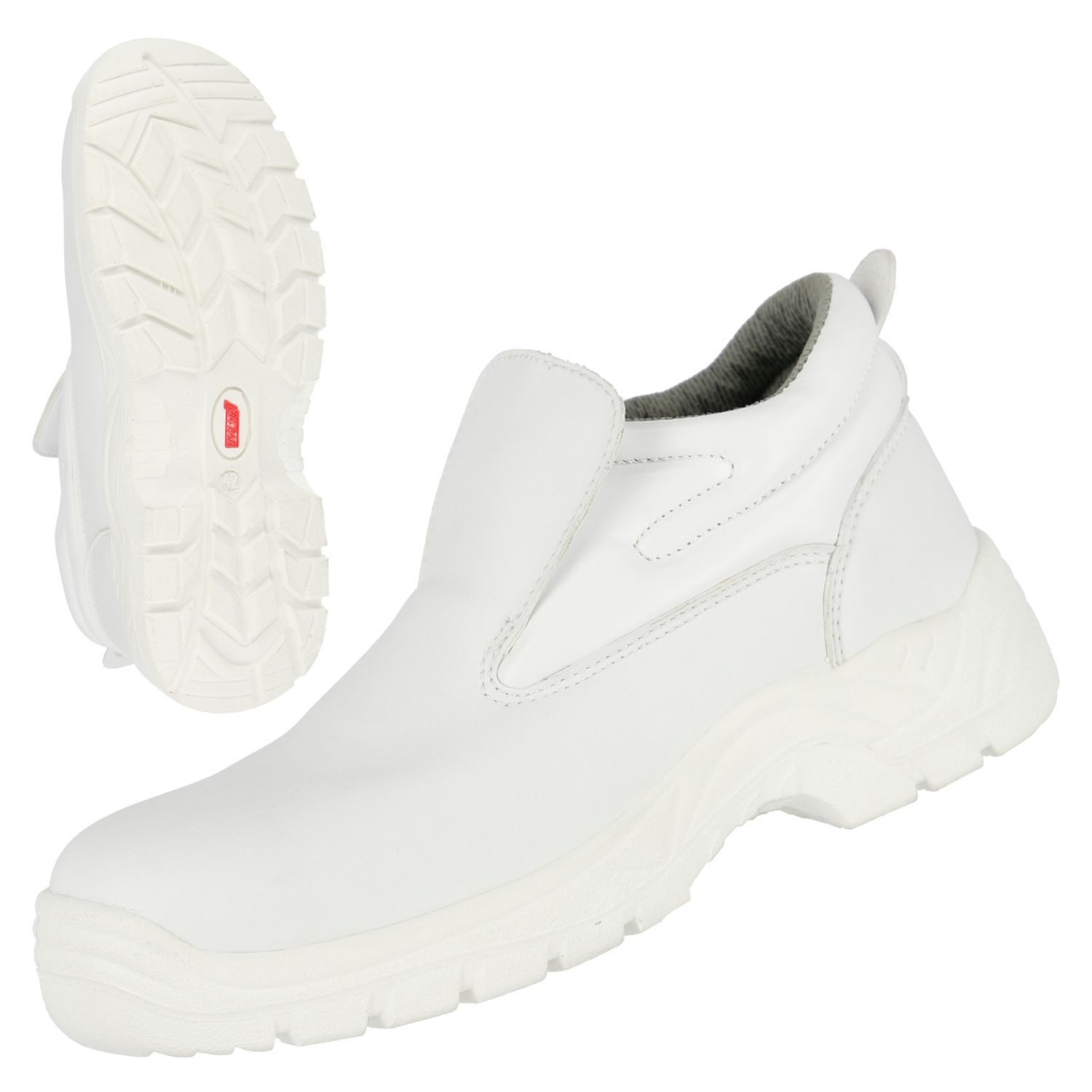 Nitras Sicherheitshochschuhe S2 "CLEAN STEP MID SL" weiß Sicherheitsschuh