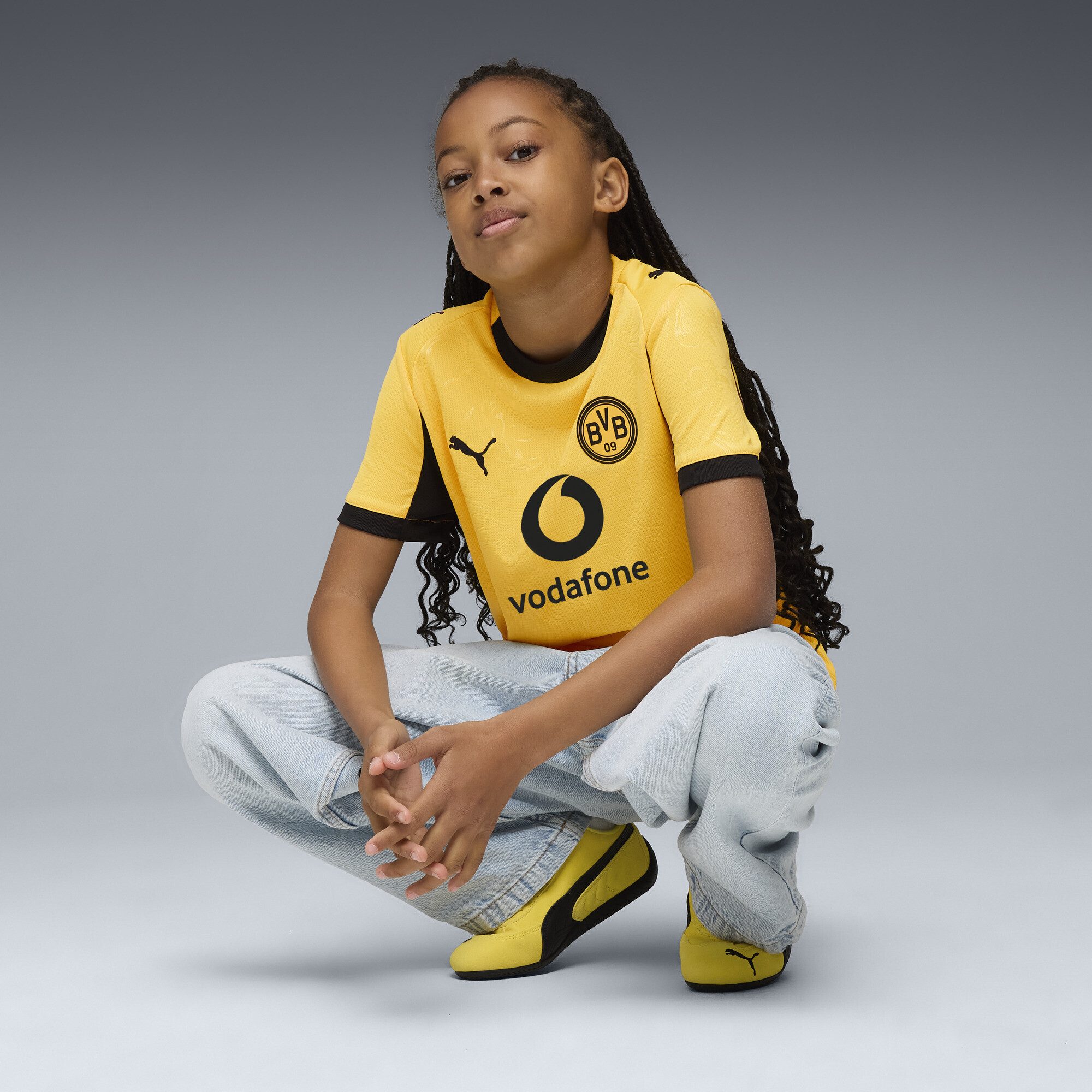 PUMA Trainingsshirt Borussia Dortmund 25/26 Cup Trikot Jugendliche