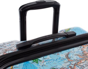 Heys Hartschalen-Trolley Journey 3G bunt, 53 cm, 4 Rollen, Hartschalen-Koffer Handgepäck-Koffer TSA Schloss Volumenerweiterung