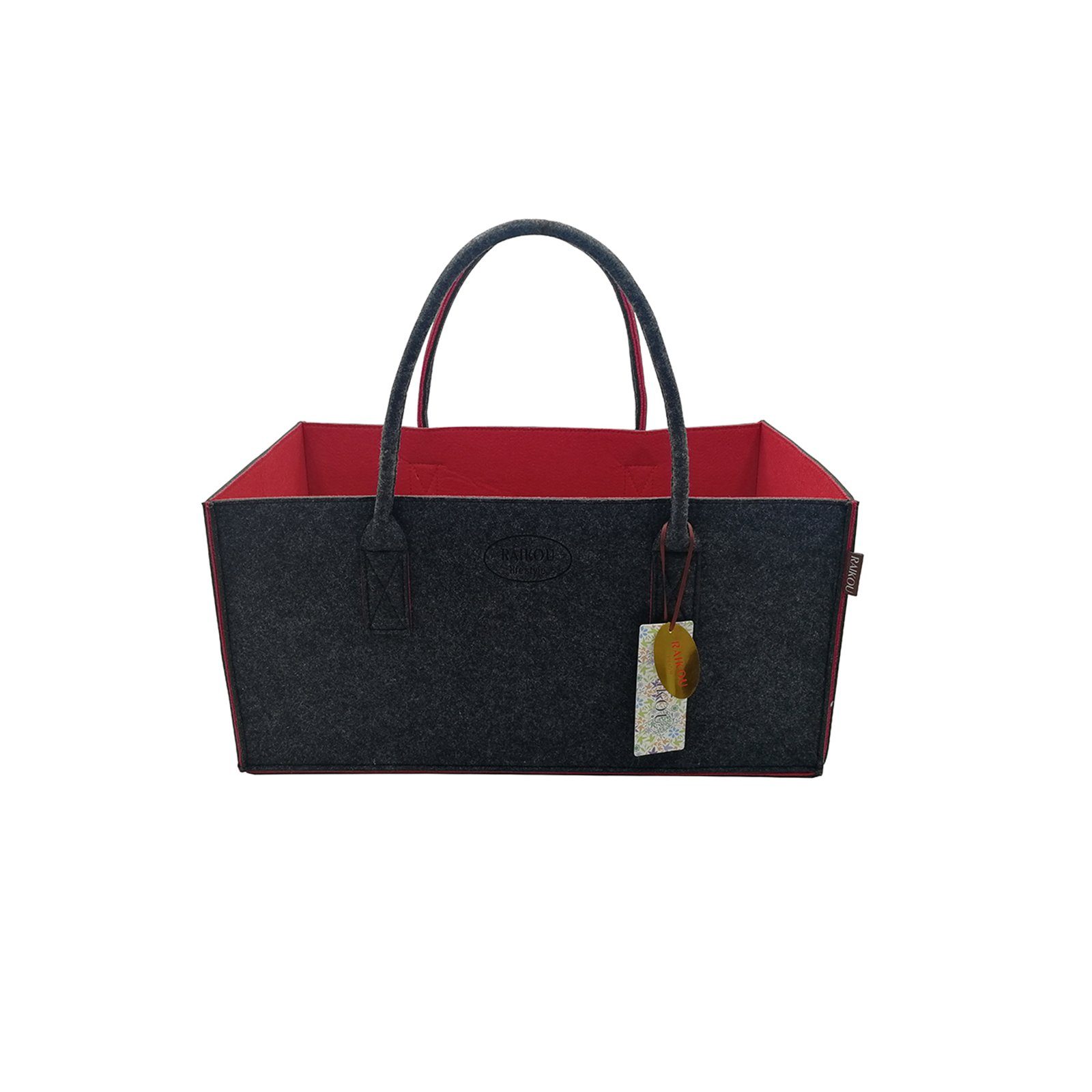 RAIKOU Einkaufsshopper KULT Filz-Tasche shopper Kaminholztasche Filzkorb Ei günstig online kaufen