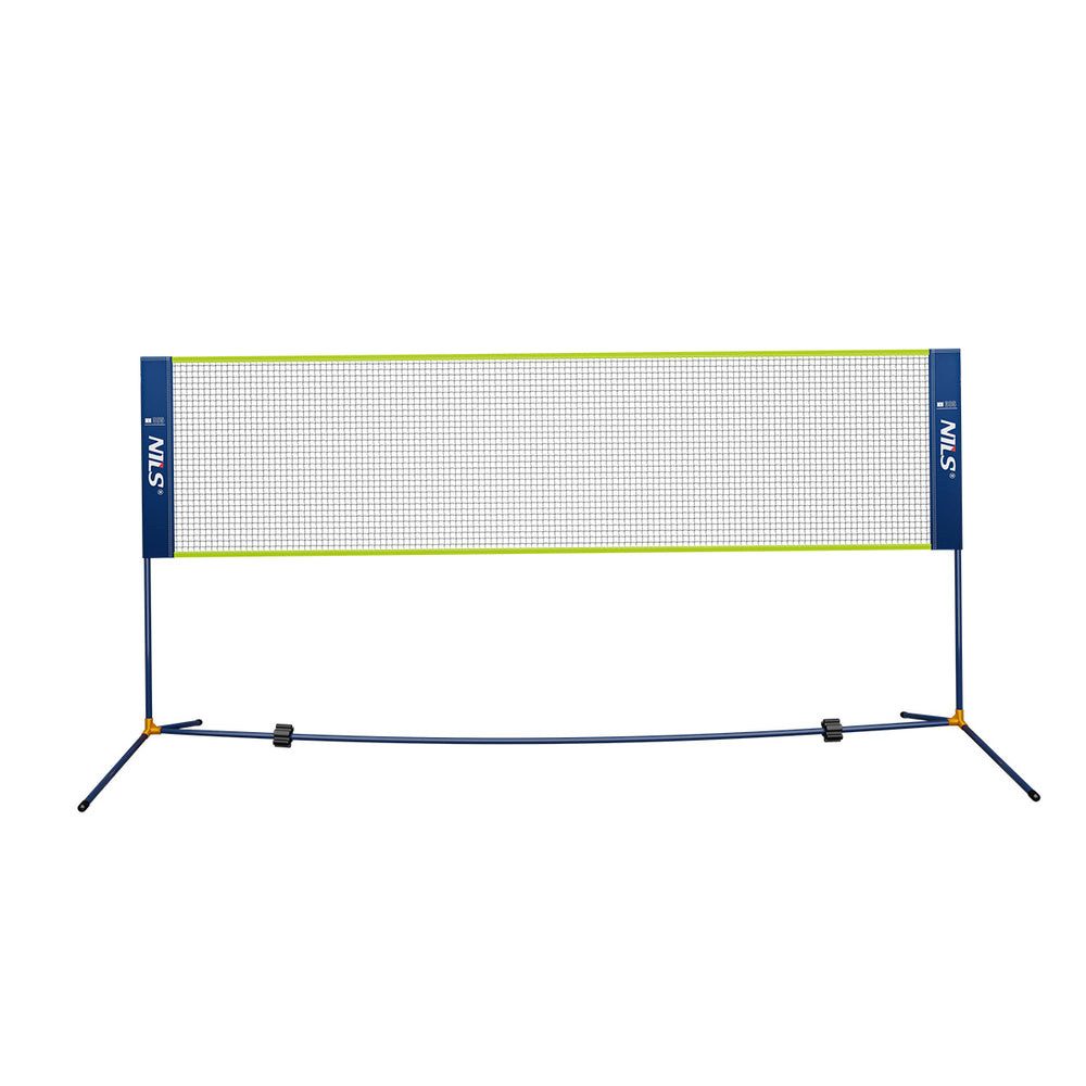 Nils Badmintonnetz Federballnetz Gartensportnetz Freizeitnetz (Spar-Set, 1-St., 305 x 155 cm freistehend), freistehend, wetterfest, werkzeugfrei, 305 cm