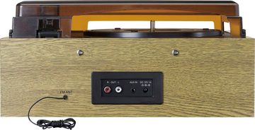 Lenco Classic Phono TT-41OK - Retro Plattenspieler Plattenspieler (Riemenantrieb)