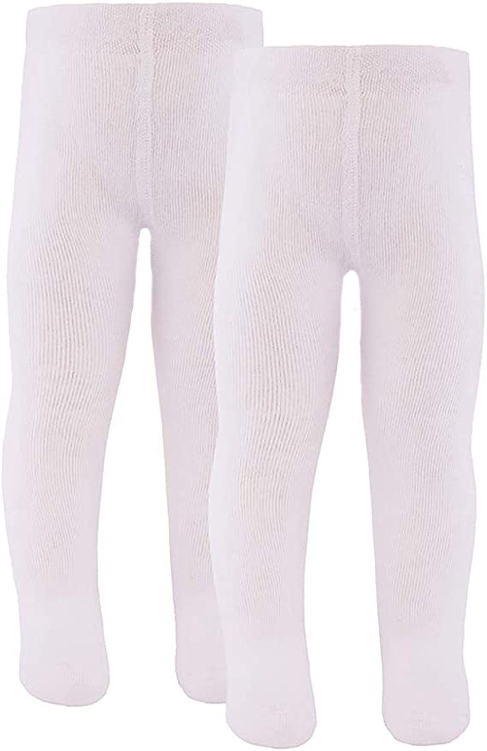 Strumpfhose 2er Pack Baby Strumpfhosen in Weiß Doppelpack