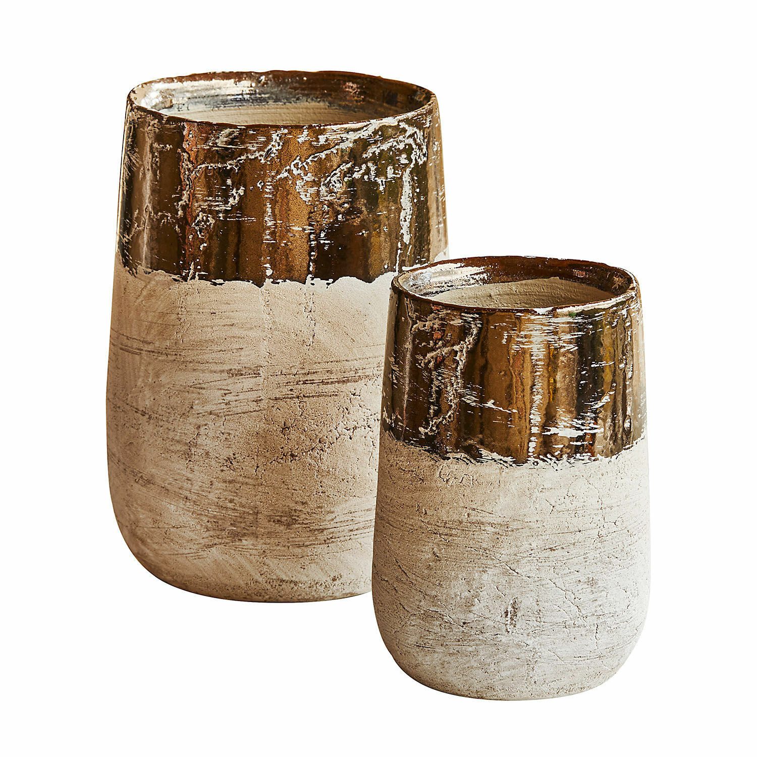 Mirabeau Übertopf Vase 2er Set Hafira günstig online kaufen