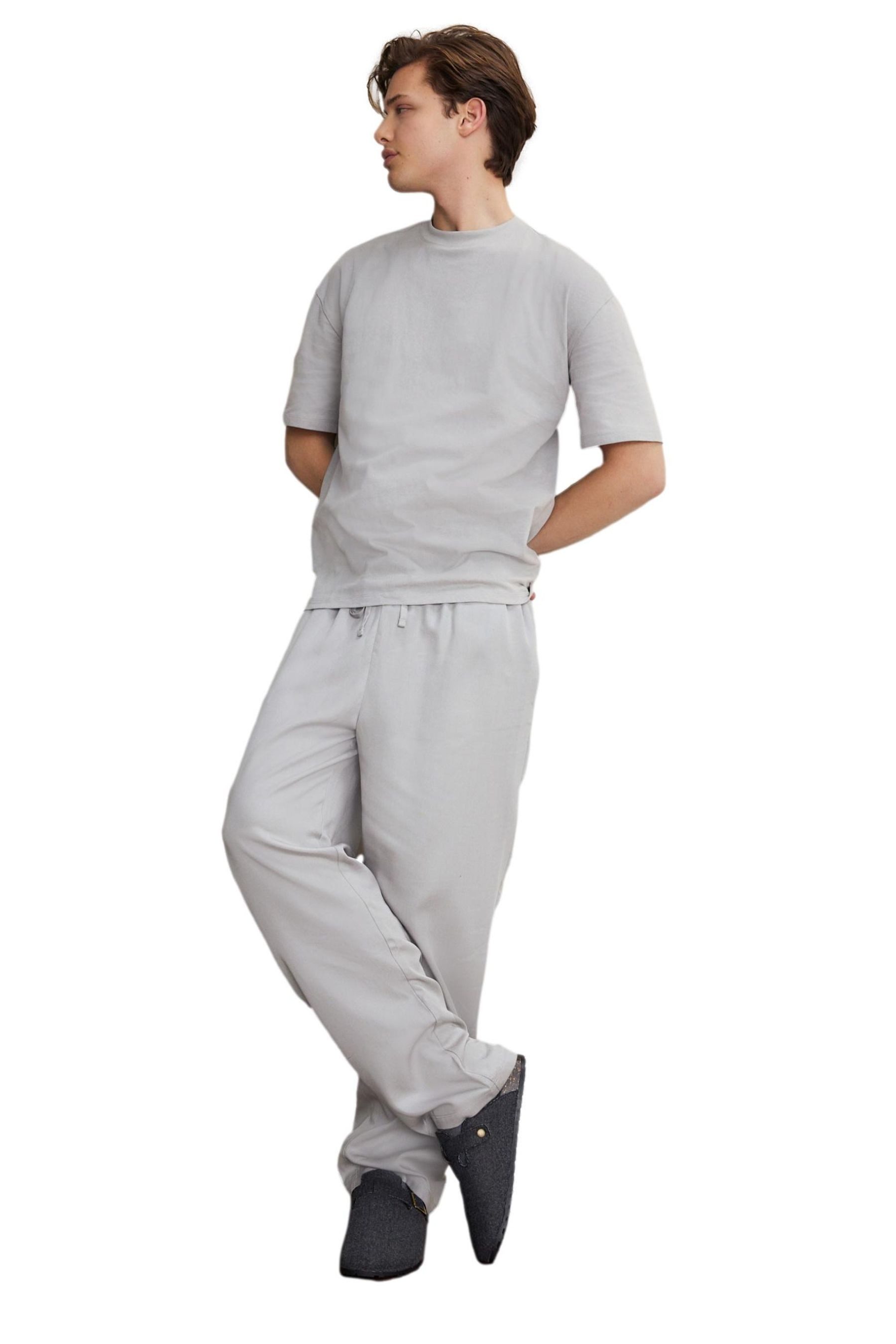 Next Pyjama Schlafanzug aus Premium-Webstoff (2 günstig online kaufen