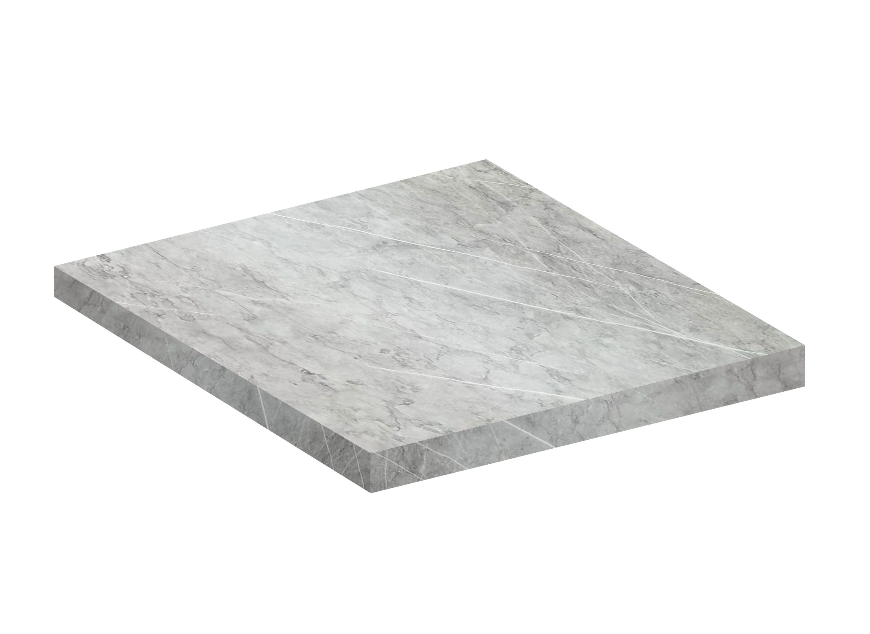 VCM Arbeitsplatte Fasola B. 80 x T. 60 x H. 3 cm, 30mm stark, leicht zu reinigen