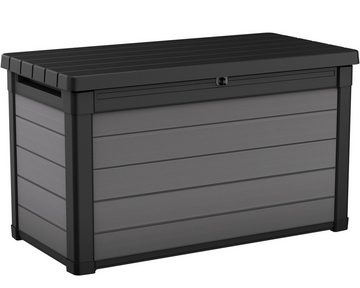Keter Kissenbox Kissenbox Premier Box, Sitztruhe, XL Gartenbox, wetter- und UV beständig, inkl. Gasdruckfedern