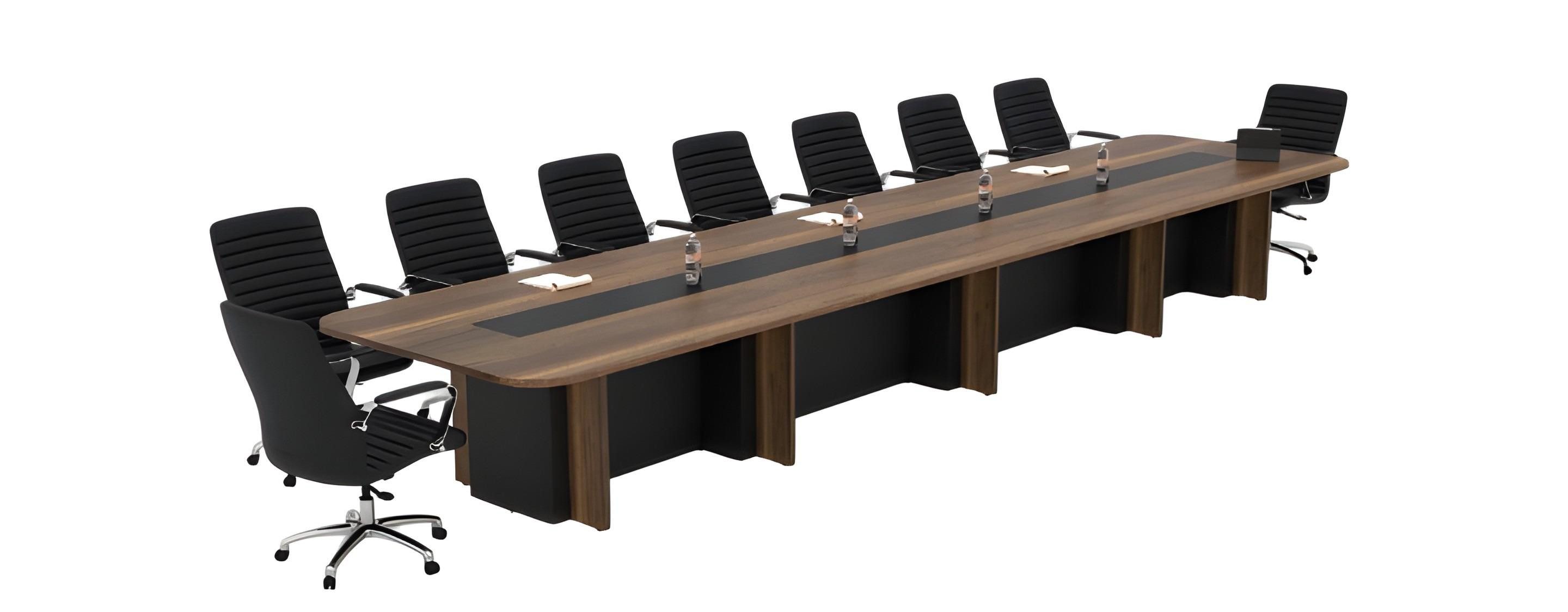 JVmoebel Konferenztisch Konferenztisch Holz Braun Besprechungstisch Mehrzwecktisch, Made in Europe