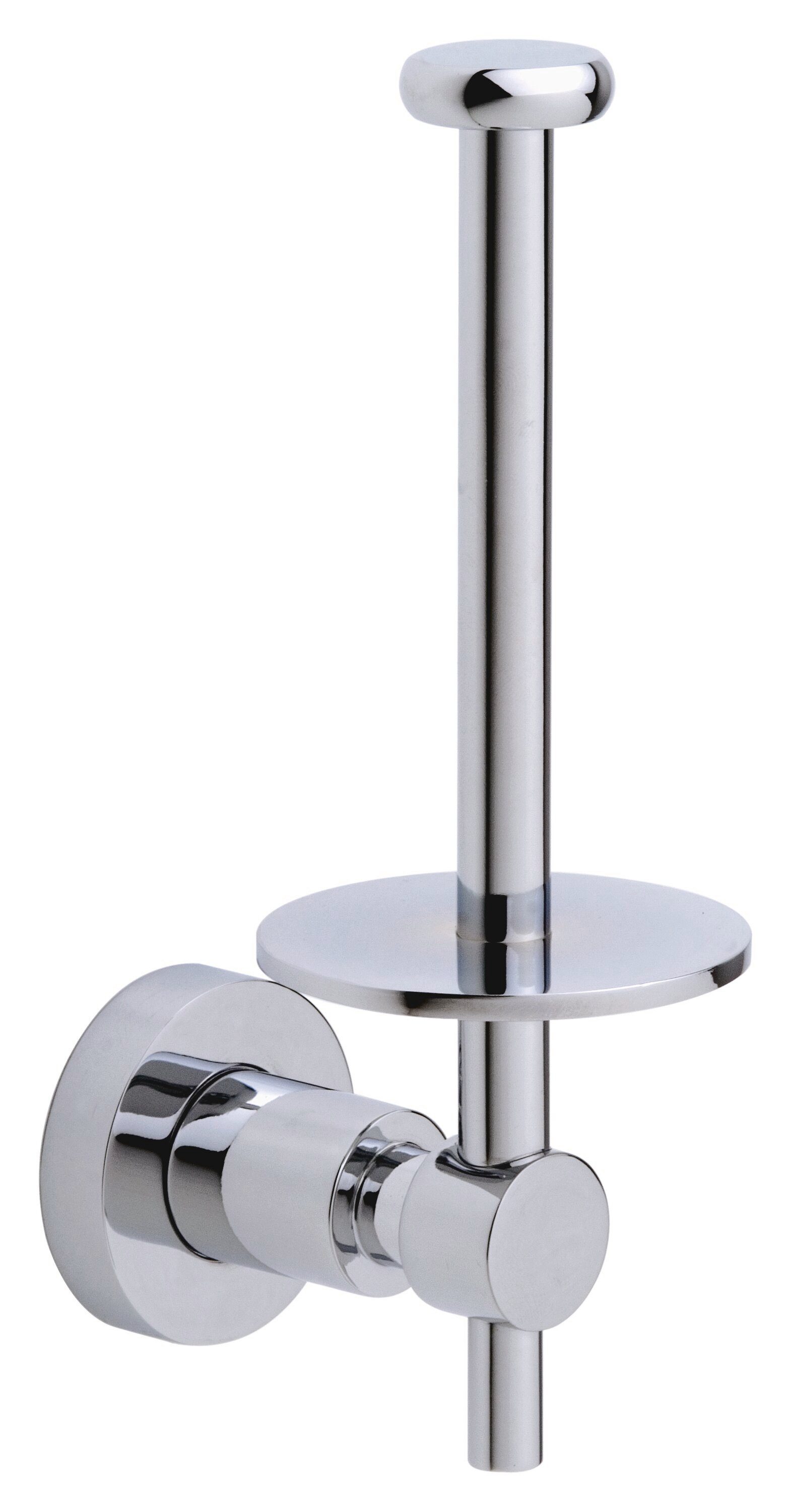 tesa Toiletten-Ersatzrollenhalter 1x tesa LOXX Ersatz-Toilettenpapierhalter (Komplett-Set, 2-St., inkl. Klebelösung), chrom 9,2 cm : 6,5 cm : 18,5 cm