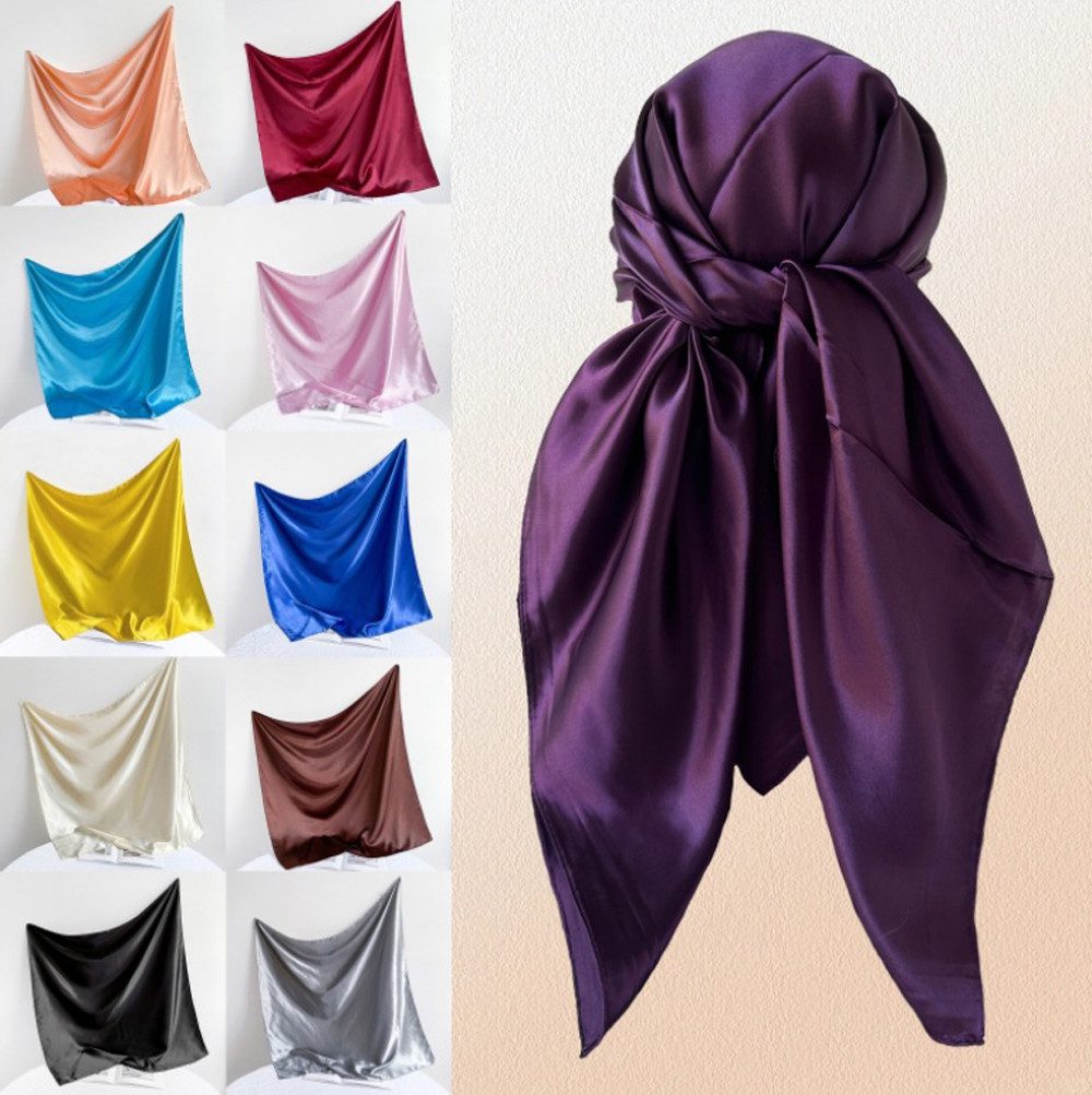 Zaewry Seidentuch Damen Seidenschal – leichtes Halstuch, Kopftuch & Bandana, elegantes Tuch für Frauen, Geschenkidee