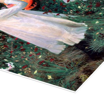 Posterlounge Poster John Singer Sargent, Nelke, Lilie, Rose, Schlafzimmer Malerei
