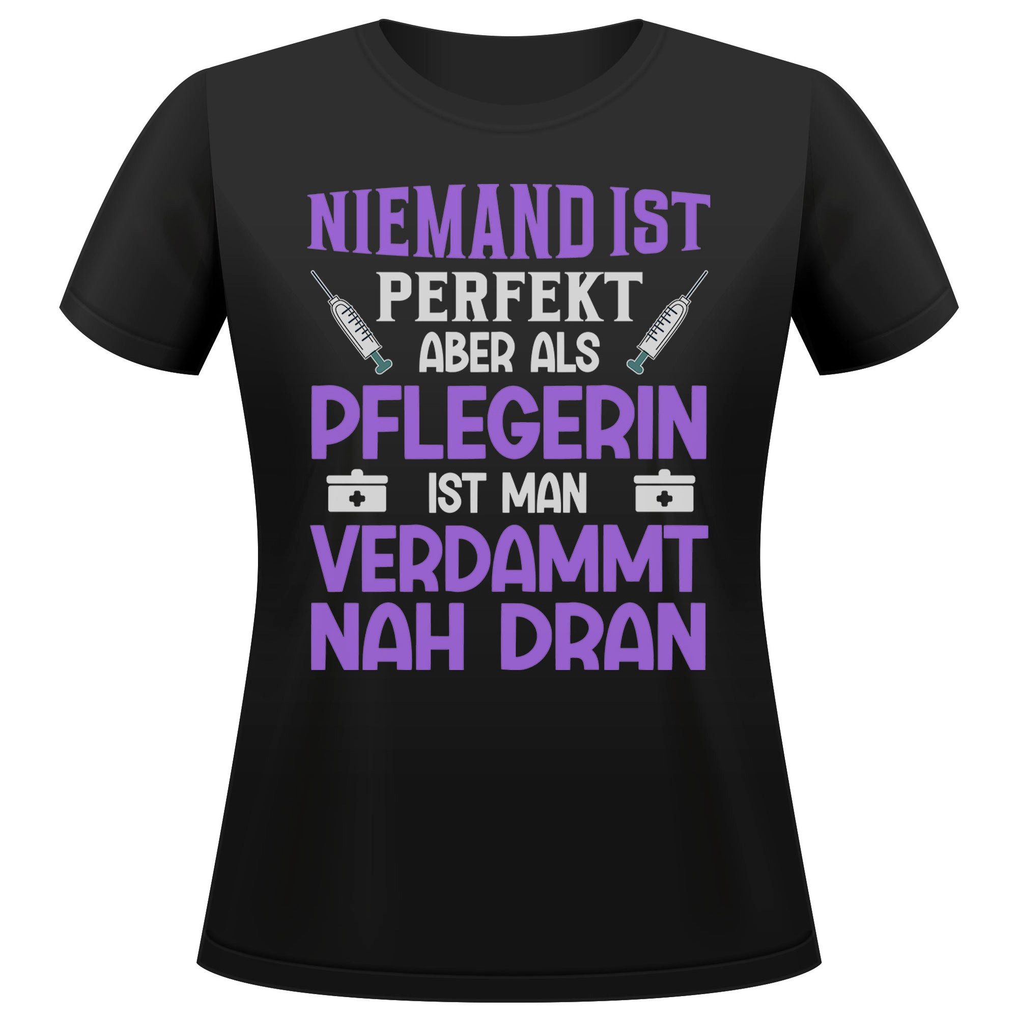 T-Shirt Pflegerin Geschenk Frauen Spruch Beruf Ausbildung Studium Abschluss