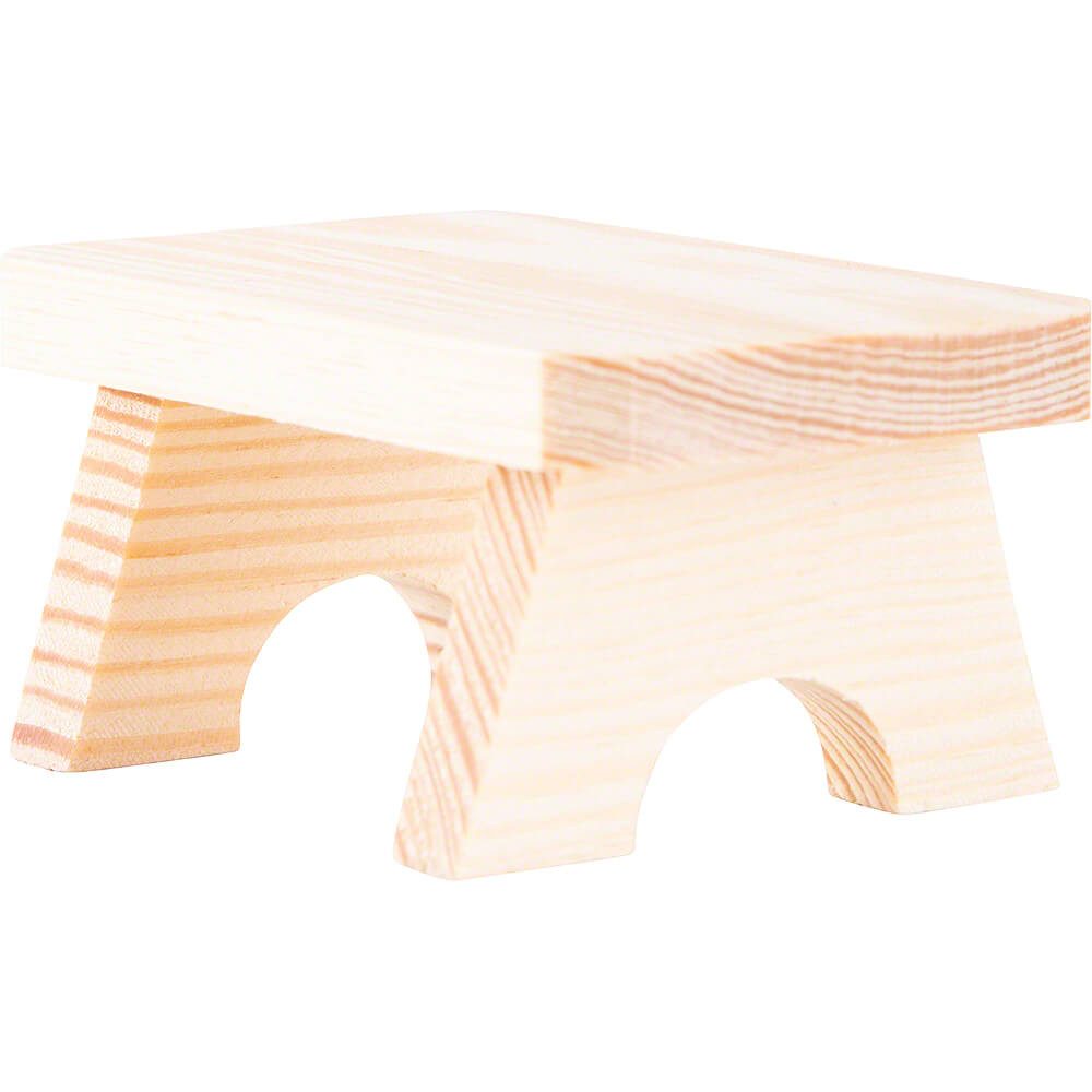 KWO Kunstgewerbe Werkstätten Räuchermännchen Bank für Räuchermann (4cm) von KWO