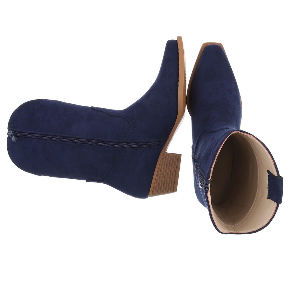 Ital-Design Stilvoller Cowboystiefel mit praktischem Reißverschluss Western günstig online kaufen