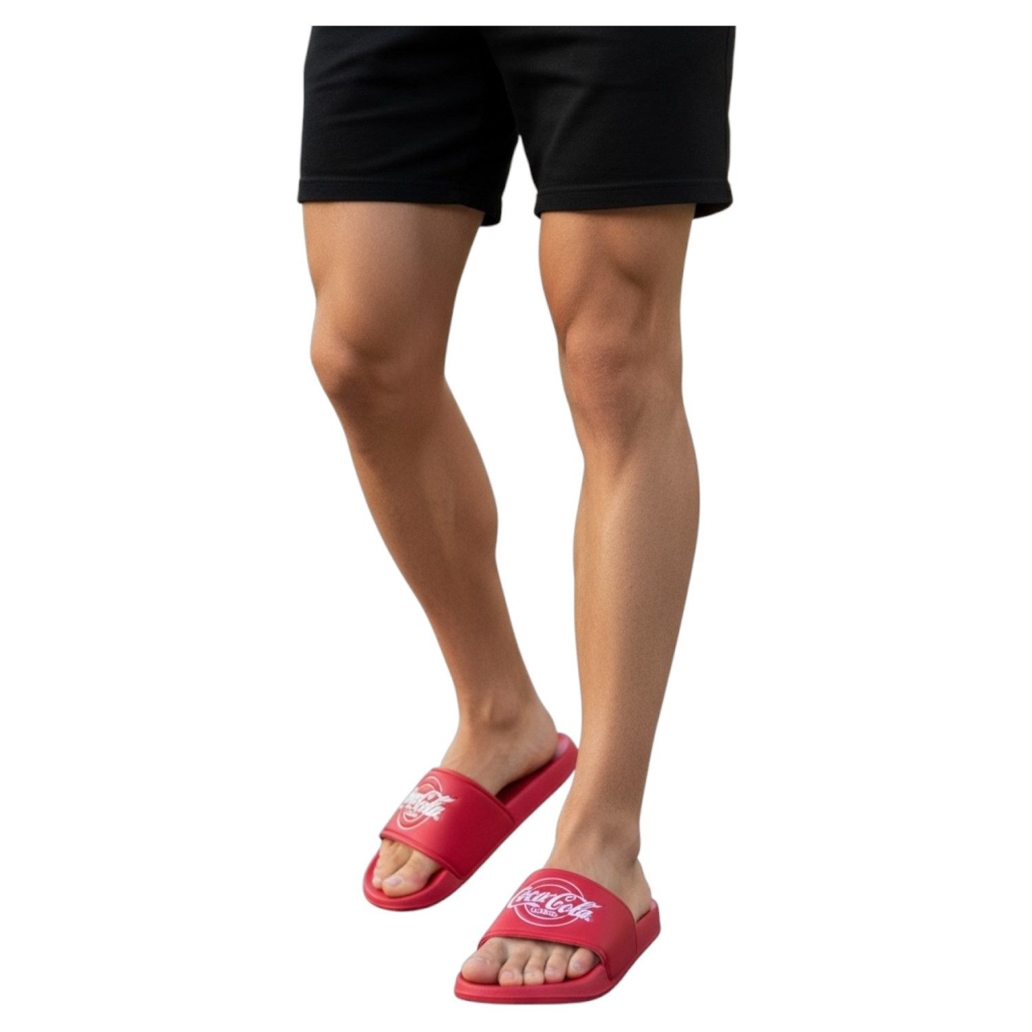 COCA COLA unisex Sandalen Pantoletten Badelatschen Hausschuhe Badeschlappen Badesandale