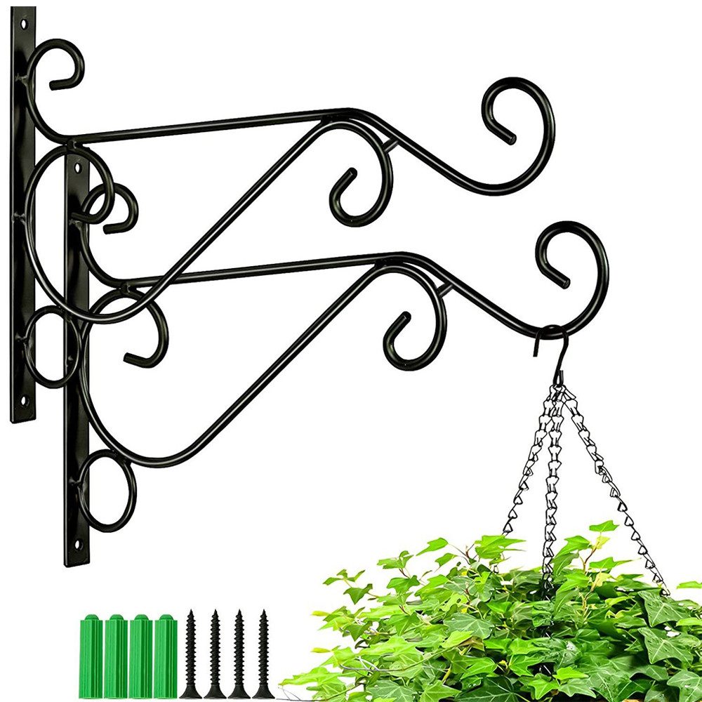 NUODWELL Wandhaken 2 Stück Wandbehang Blumenampelhalter, günstig online kaufen