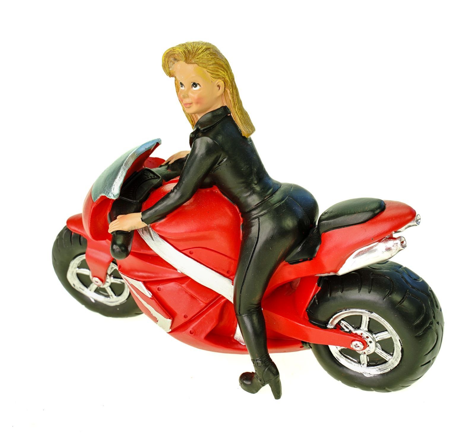 Kremers Schatzkiste Spardose Spardose sexy Motorradgirl günstig online kaufen