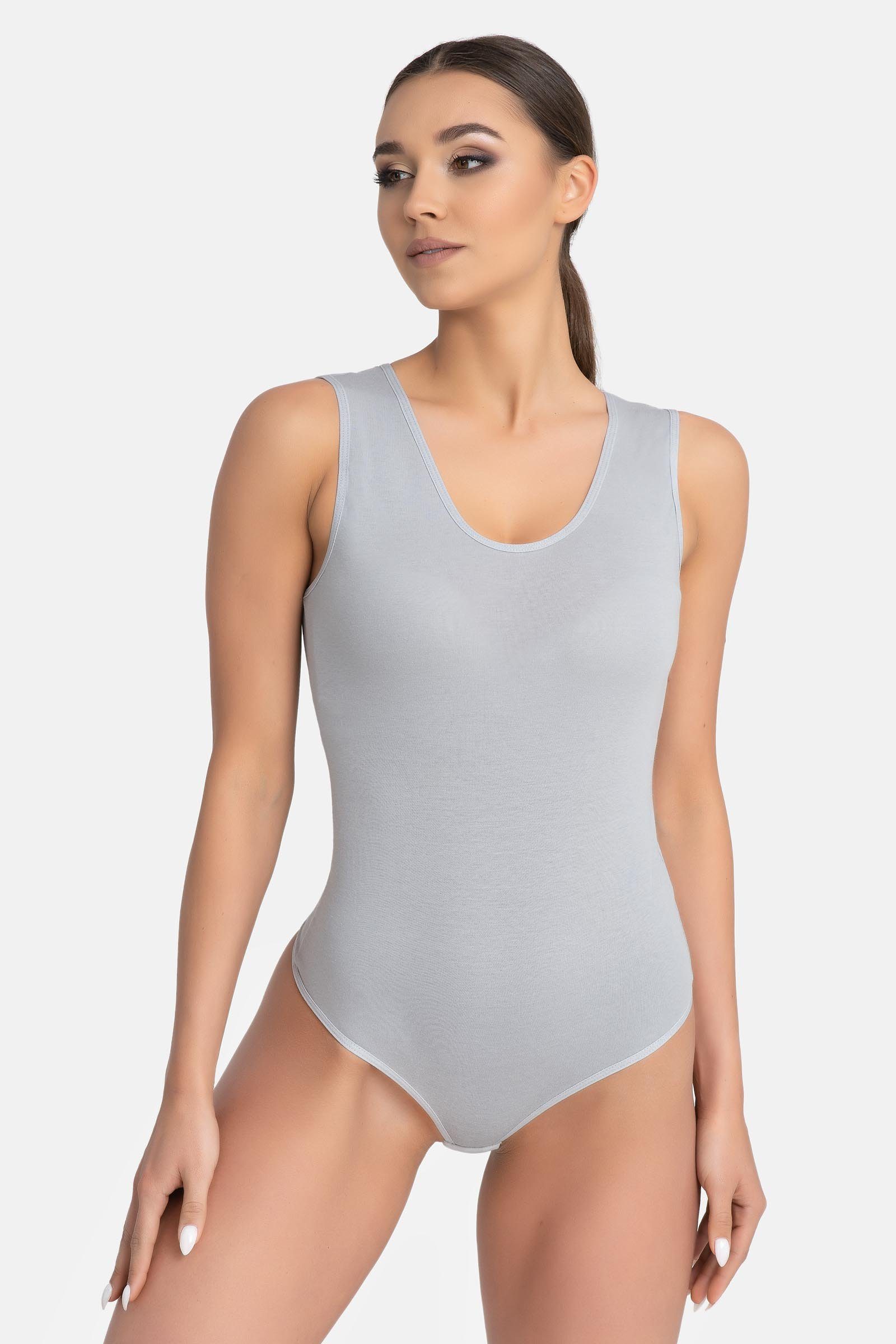Evoni Body Damen Bodysuit ärmellos