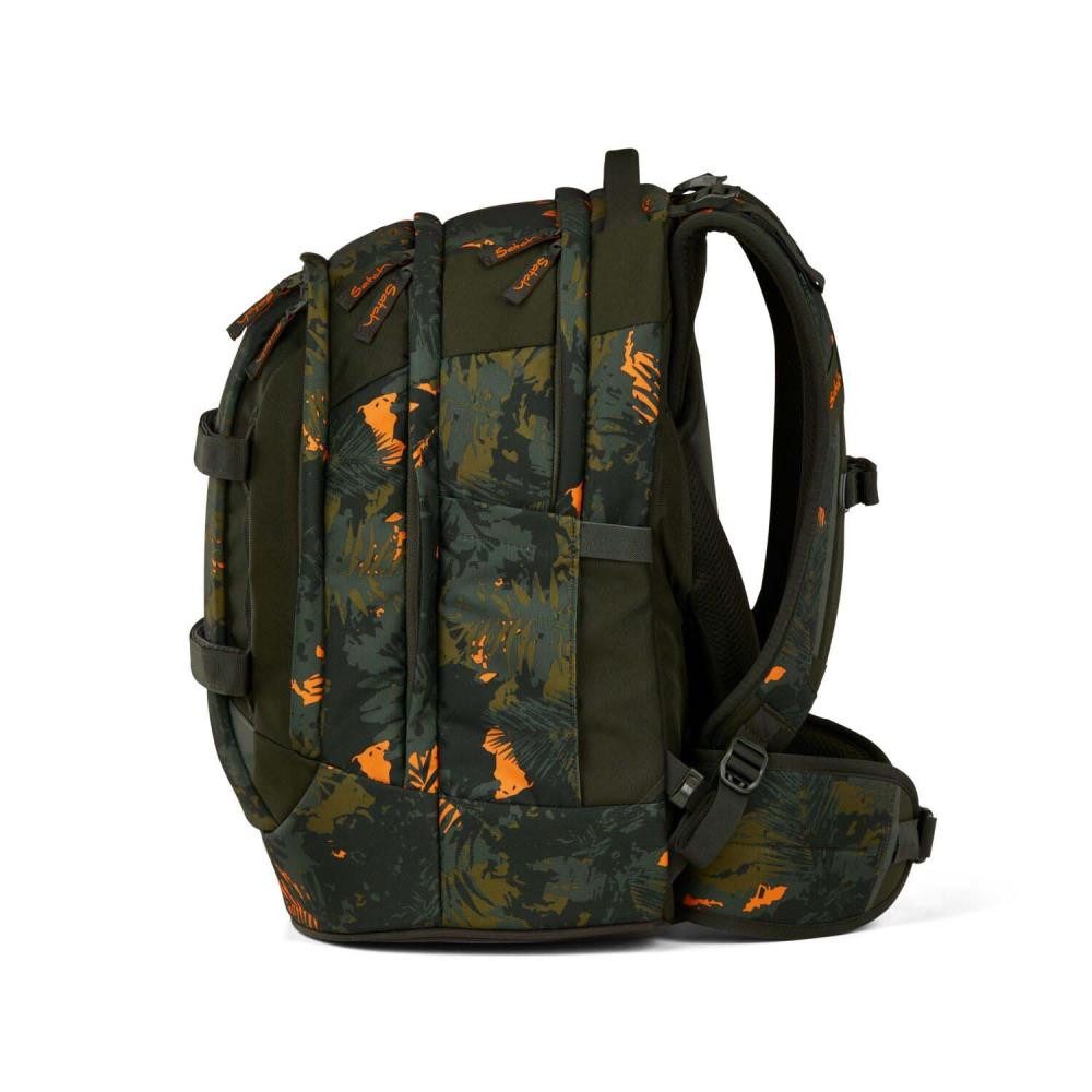 Satch Schulrucksack Pack (4tlg., inkl. Schlamperbox, Regenhülle und Geldbörse)