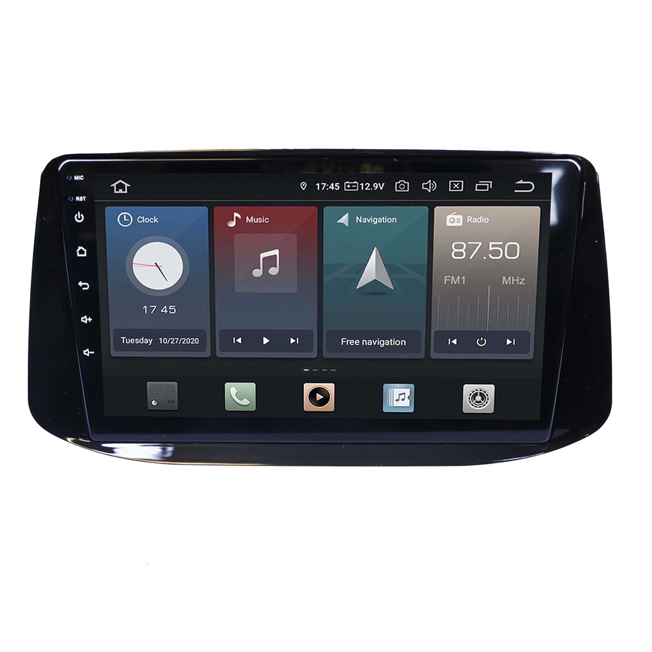 TAFFIO Für Hyundai i30 9" Touchscreen Android Autoradio GPS Navi CarPlay Einbau-Navigationsgerät