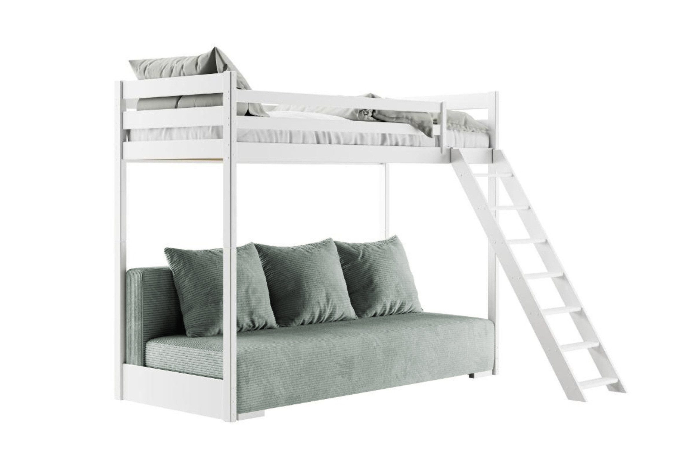 Etagenbett Jugendbett Couch SIDNEY 90x200/140x200 mit Schlaffunktion