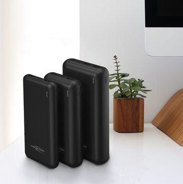 ANSMANN AG Powerbank 20000mAh - Power Bank 2 USB Ports & LED Statusanzeige Powerbank 20000 mAh (3.7 V)