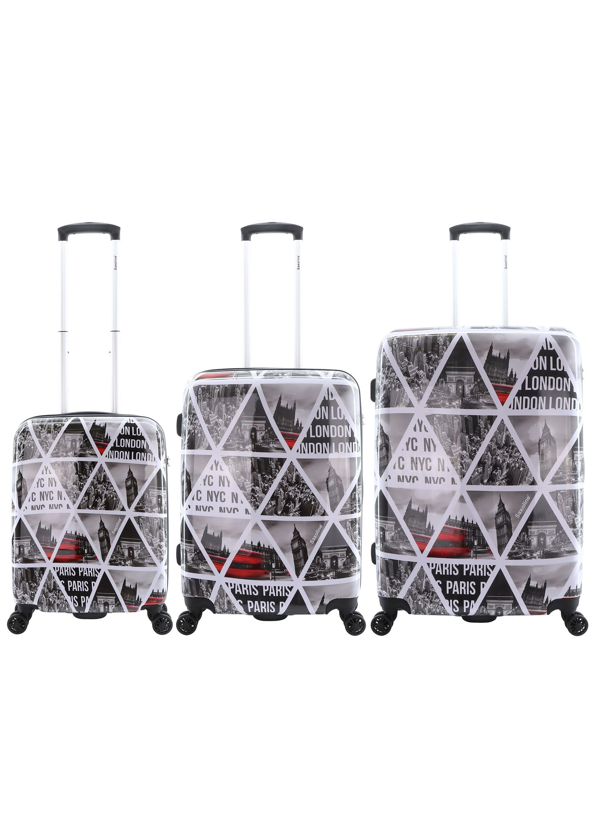 Saxoline® Koffer Cities, hergestellt aus Acrylnitril-Butadien-Styrol (ABS)