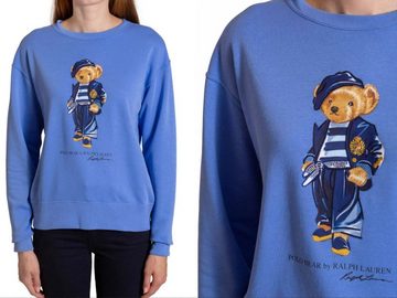 Ralph Lauren Sweatshirt POLO RALPH LAUREN Bear Paris Bär Sweatshirt Sweater Pullover Pulli XS