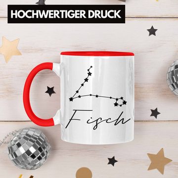 Trendation Tasse Trendation - Fisch Sternzeichen Tasse Geschenk Horoskop Tierkreiszeichen