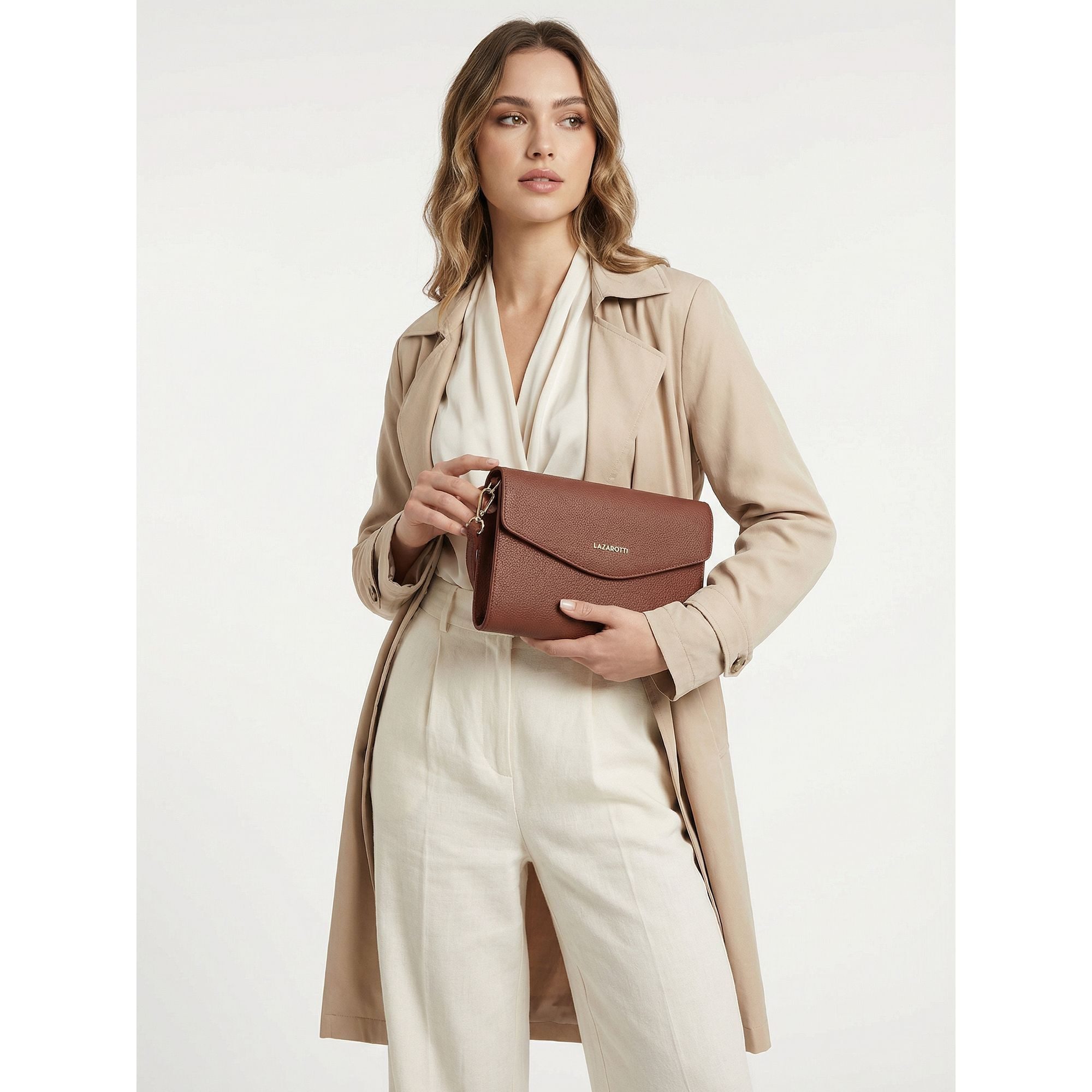 Lazarotti Clutch Bologna Leather, Leder