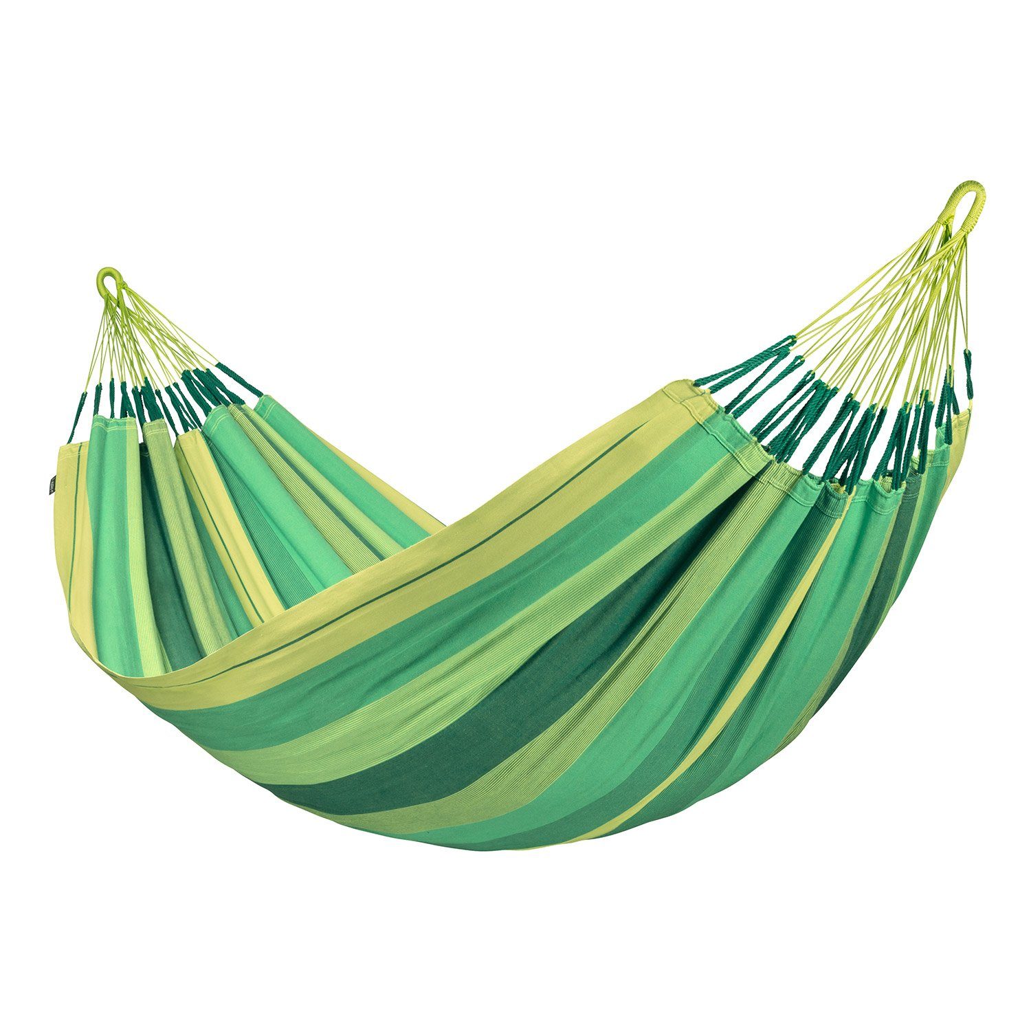 La Siesta Hängematte Doppel Hängematte Modesta Jungle grün von La Siesta Bio Baumwolle, Hochwertige Qualität