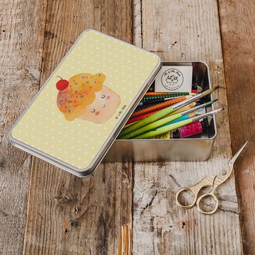 Mr. & Mrs. Panda Dose Cupcake - Gelb Pastell - Geschenk, Tiermotive, Gute Laune, Tiere, Vor (1 St), Einzigartiges Design