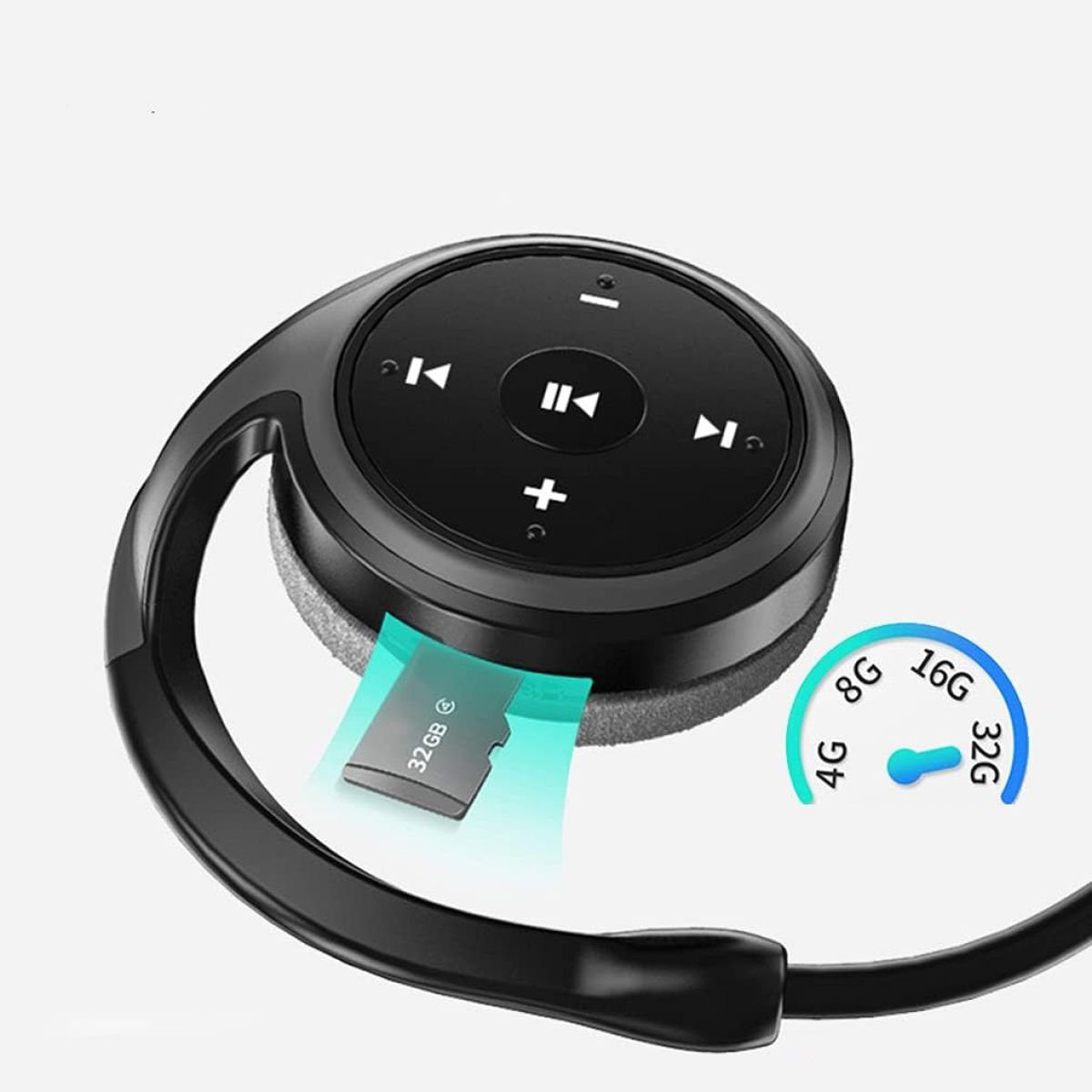 Bluetooth Technologie In-Ear-Kopfhörer Kopfhörer - Voice schwarz Jormftte mit Sport Capture Clear