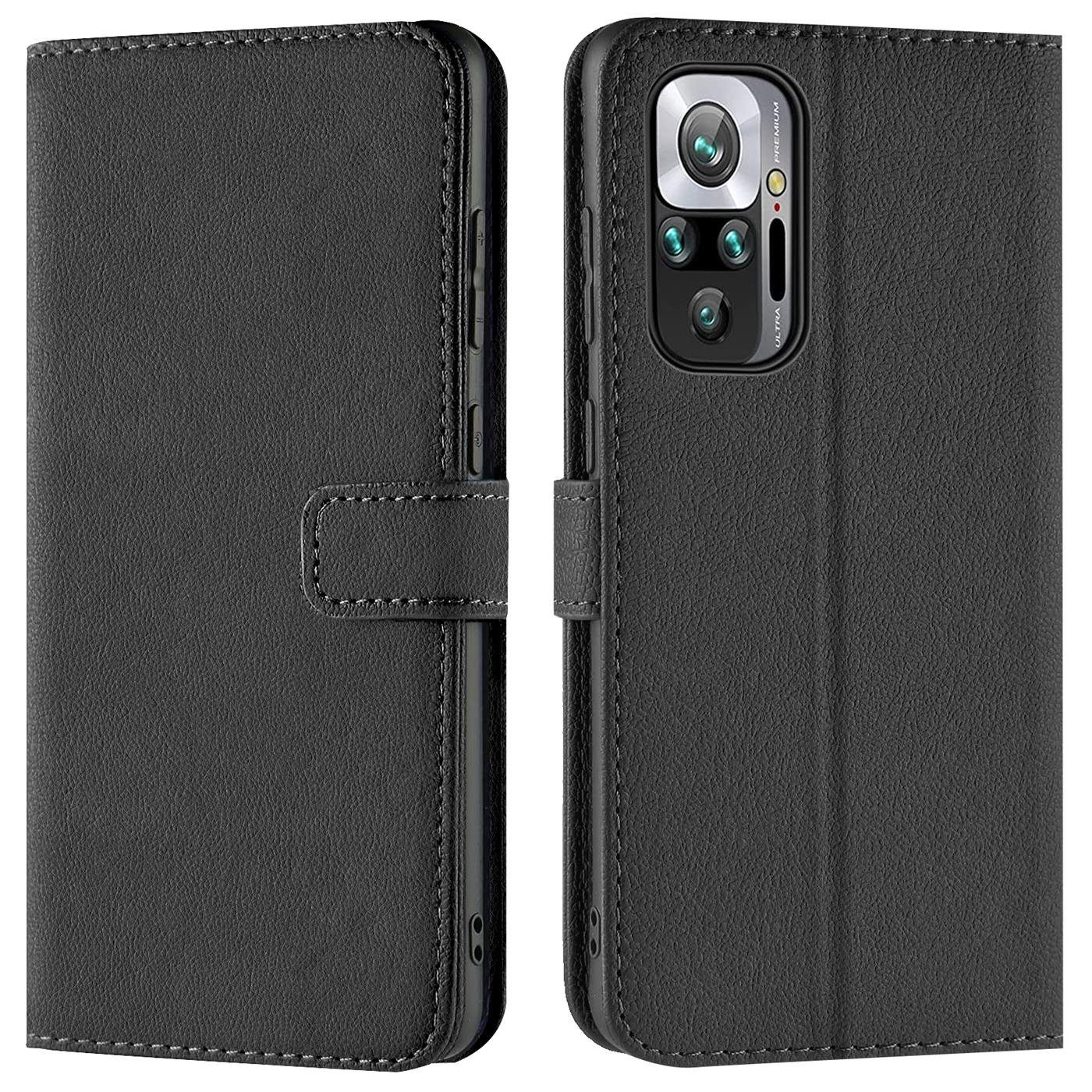 CoolGadget Handyhülle Wallet Klapp Tasche Book Case für Xiaomi Redmi Note 10 Pro 6,67 Zoll, Hülle Klapphülle Flip Cover Etui Schutzhülle