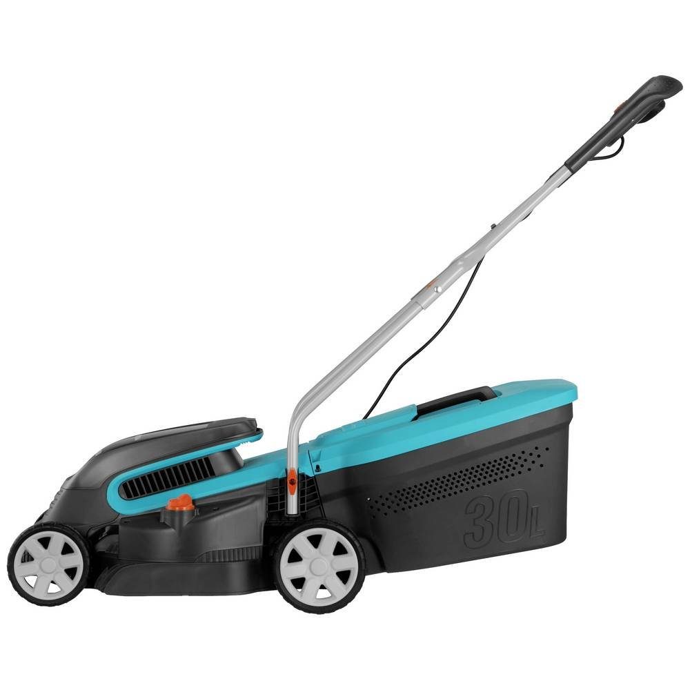 GARDENA Akkurasenmäher Akku-Rasenmäher, ohne Akku, mit Schnitthöhenverstellung, mit Rasenkamm