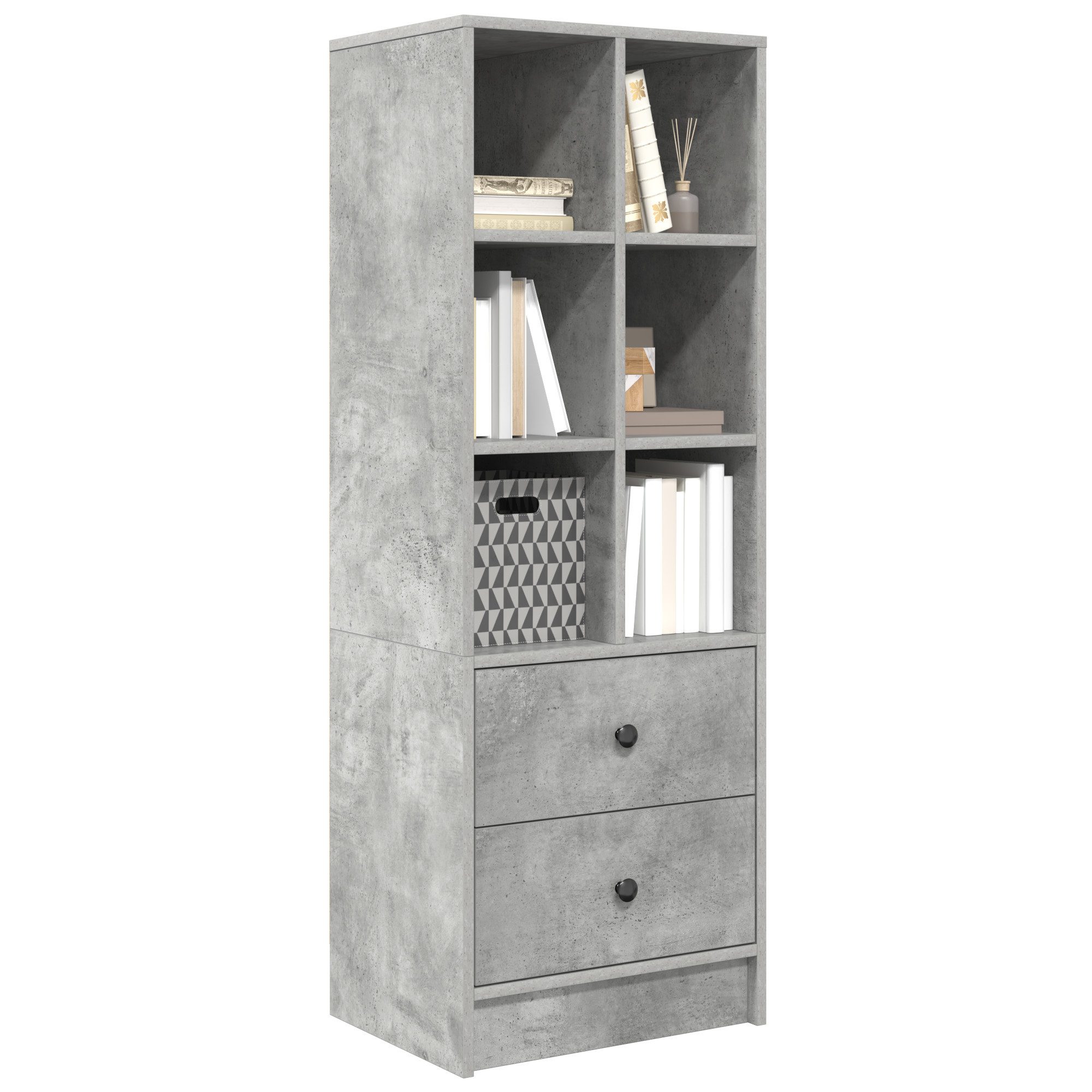 vidaXL Sideboard Beton Grau Regaleinheit Beton günstig online kaufen