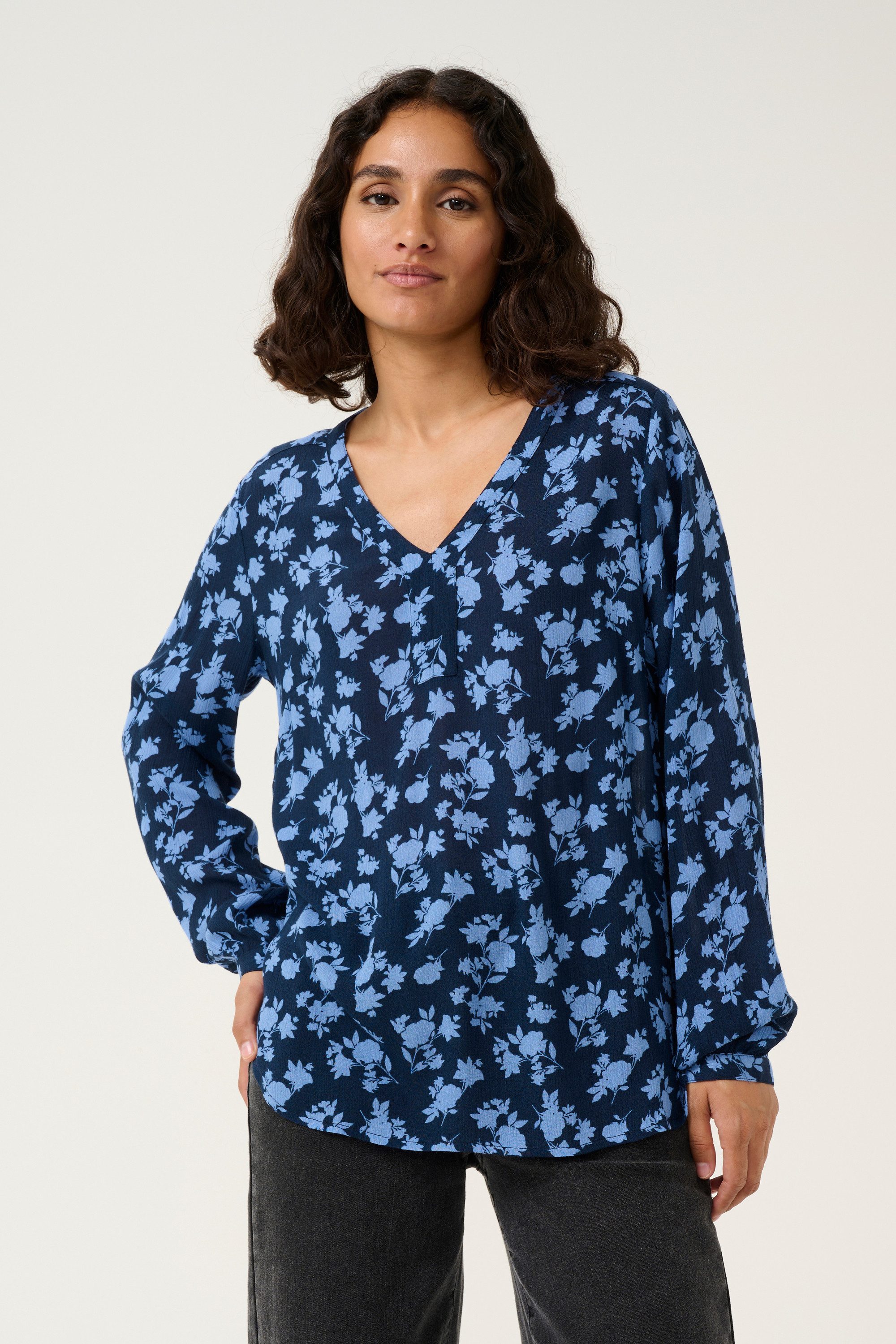 Langarmbluse Bluse langarm KAamber