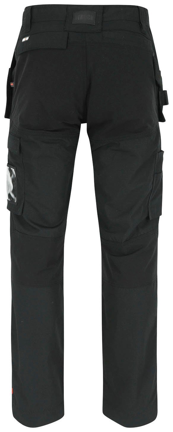 mit Multi-Pocket-Hose 4-Wege-Stretch-Teilen schwarz Nageltaschen Herock 2 festen Hose Spector Arbeitshose und