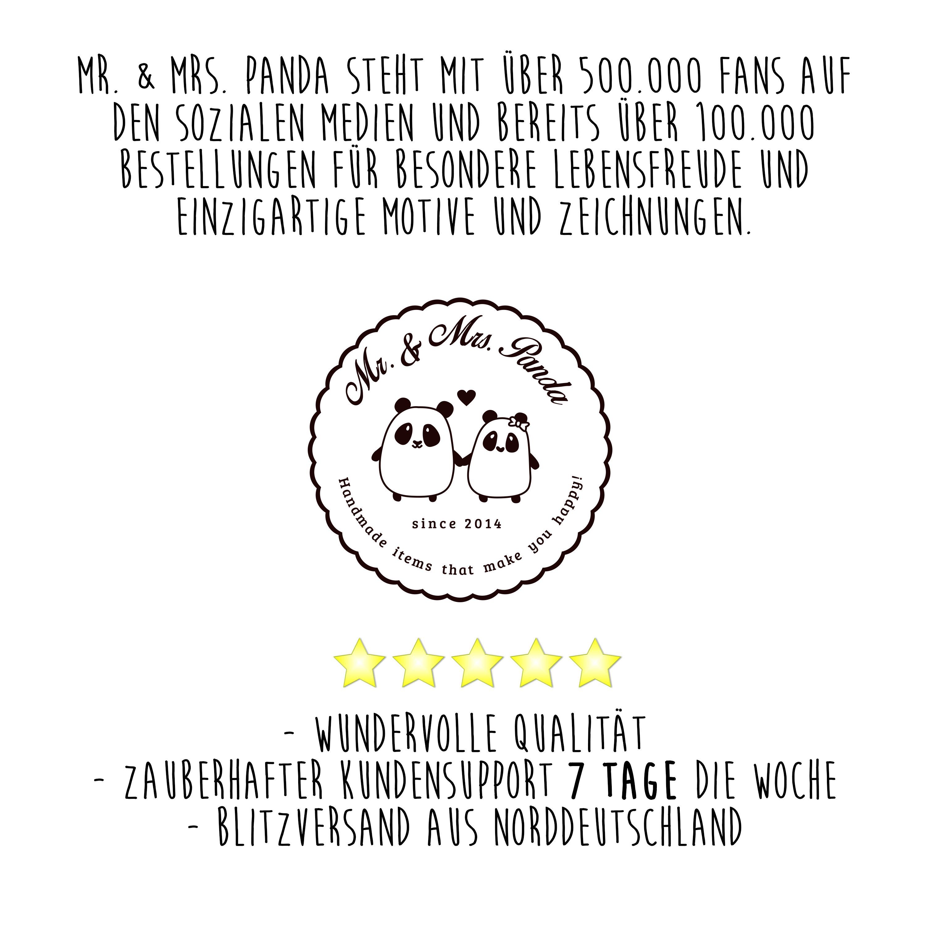 Mrs. Sir Handtuch lustige Weiß Schneckalot Sprüche, - Mr. groß, Tiermotive, (1-St) & Geschenk, - Panda