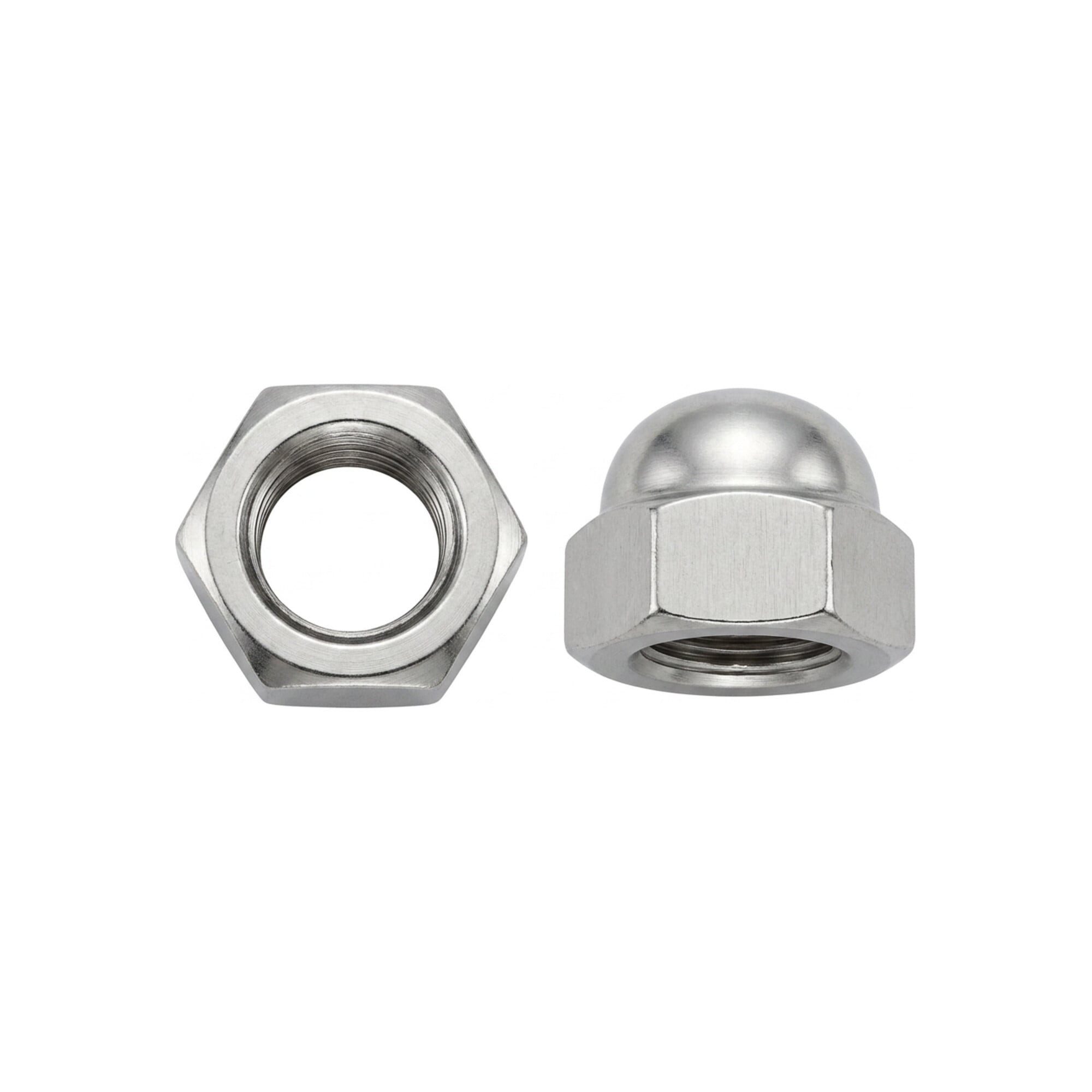 Contorion Hutmutter Hutmutter DIN 917 M 20 x 1,5 Stahl blank 25 Stk